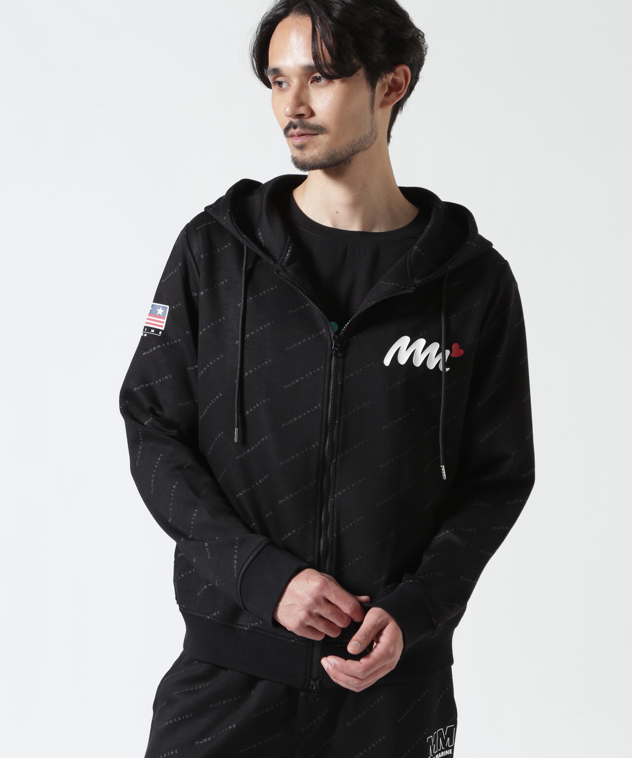 muta MARINE/ムータマリン/別注 総柄フーディ | ROYAL FLASH（ロイヤル