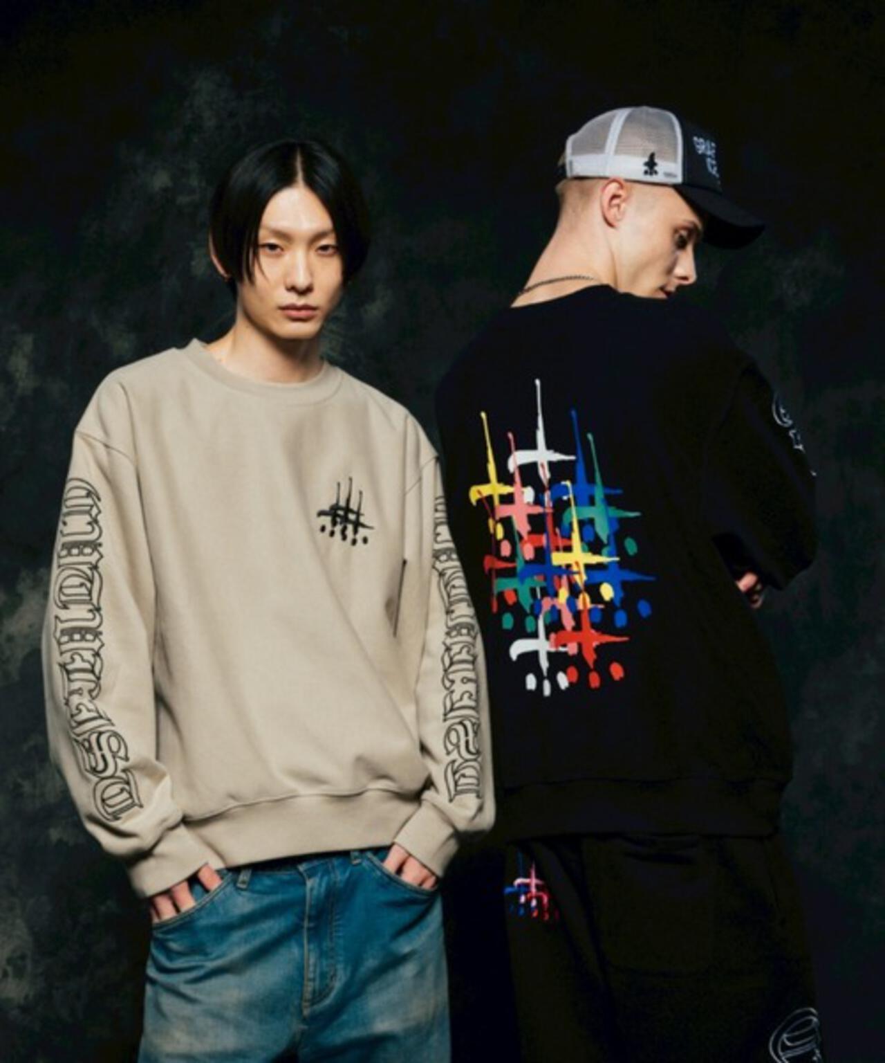 CVTVLIST/カタリスト/別注crew usual sweat