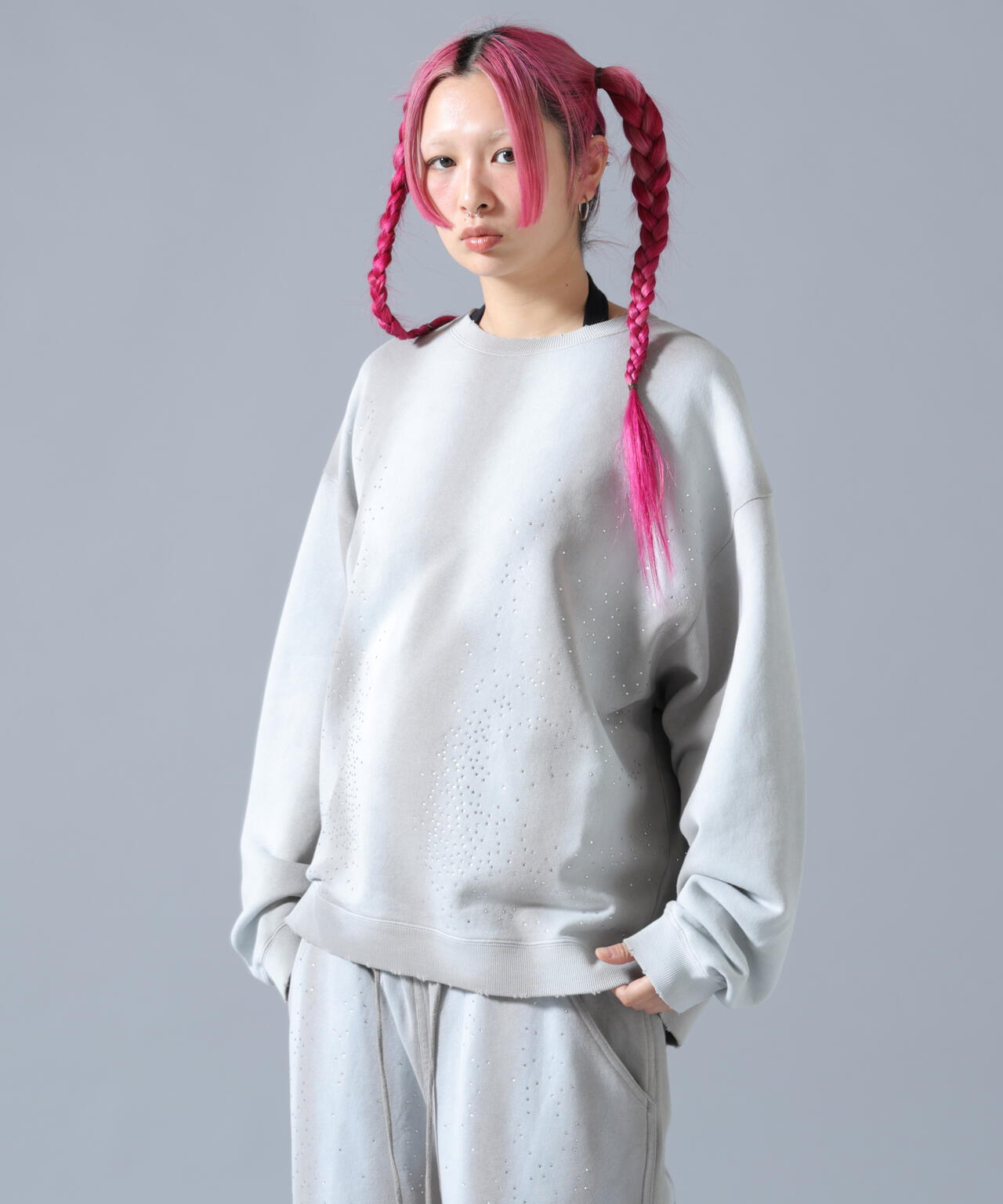FR(13)NDS/フレンズ/STONE SW CREWNECK | ROYAL FLASH（ロイヤル