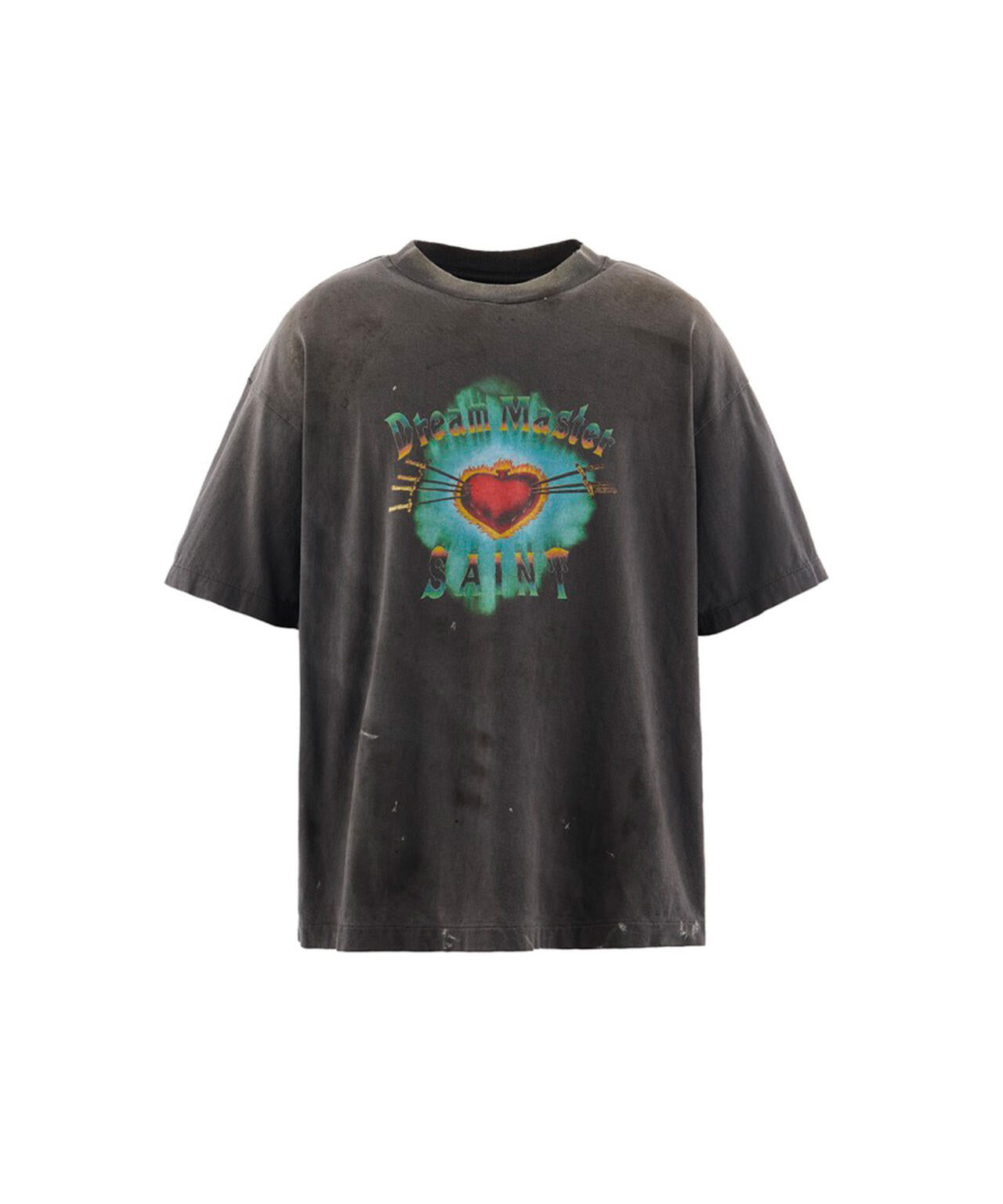 SAINT MICHAEL/セントマイケル/SS T-SHIRT/HEART/BLACK | ROYAL FLASH
