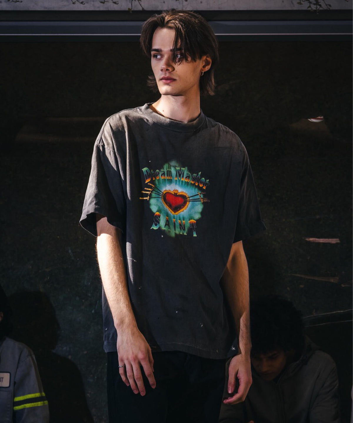 SAINT MICHAEL/セントマイケル/SS T-SHIRT/HEART/BLACK | ROYAL FLASH 