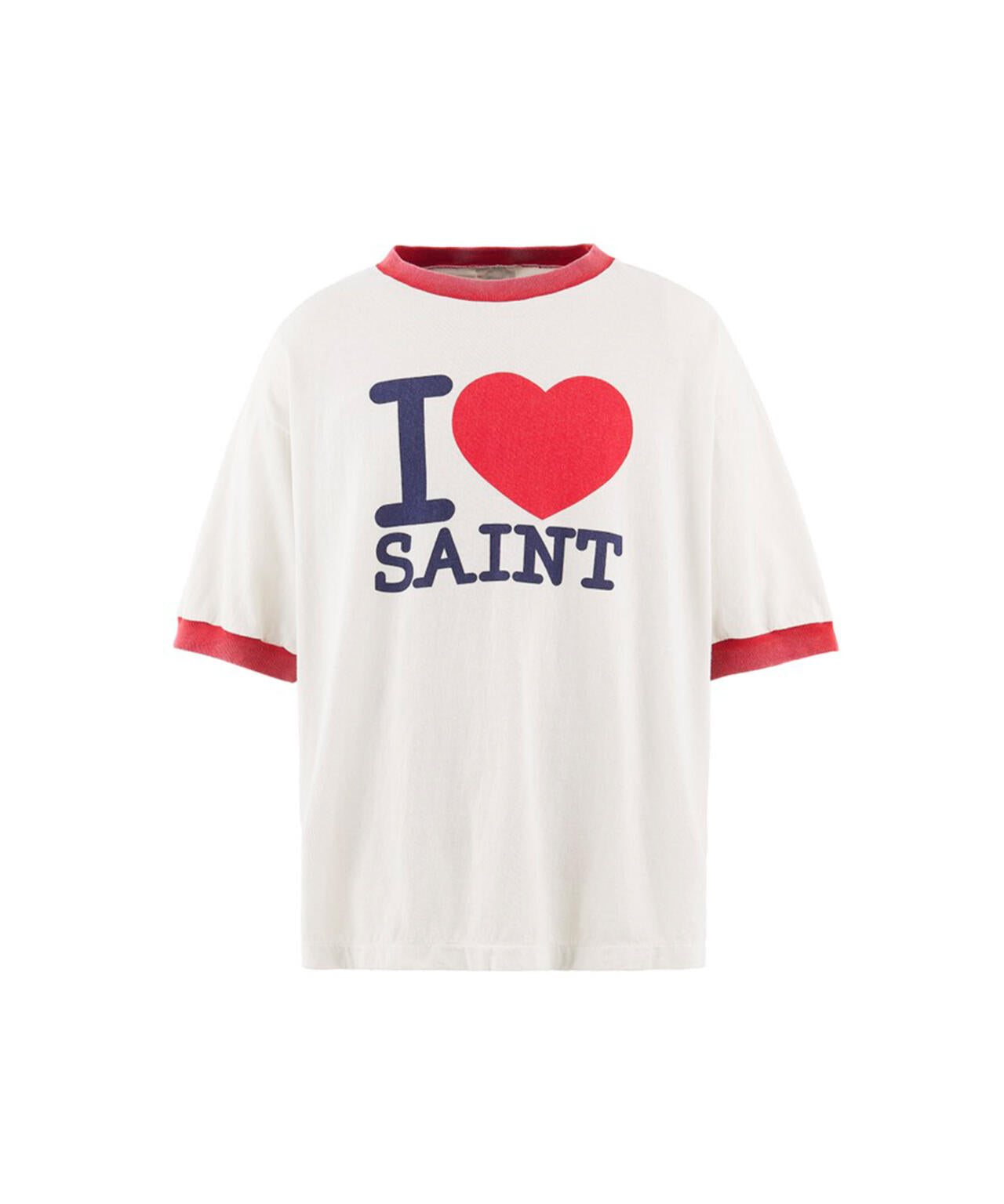 SAINT MICHAEL/セントマイケル/SS T-SHIRT/I LOVE SAINT/WHT | ROYAL
