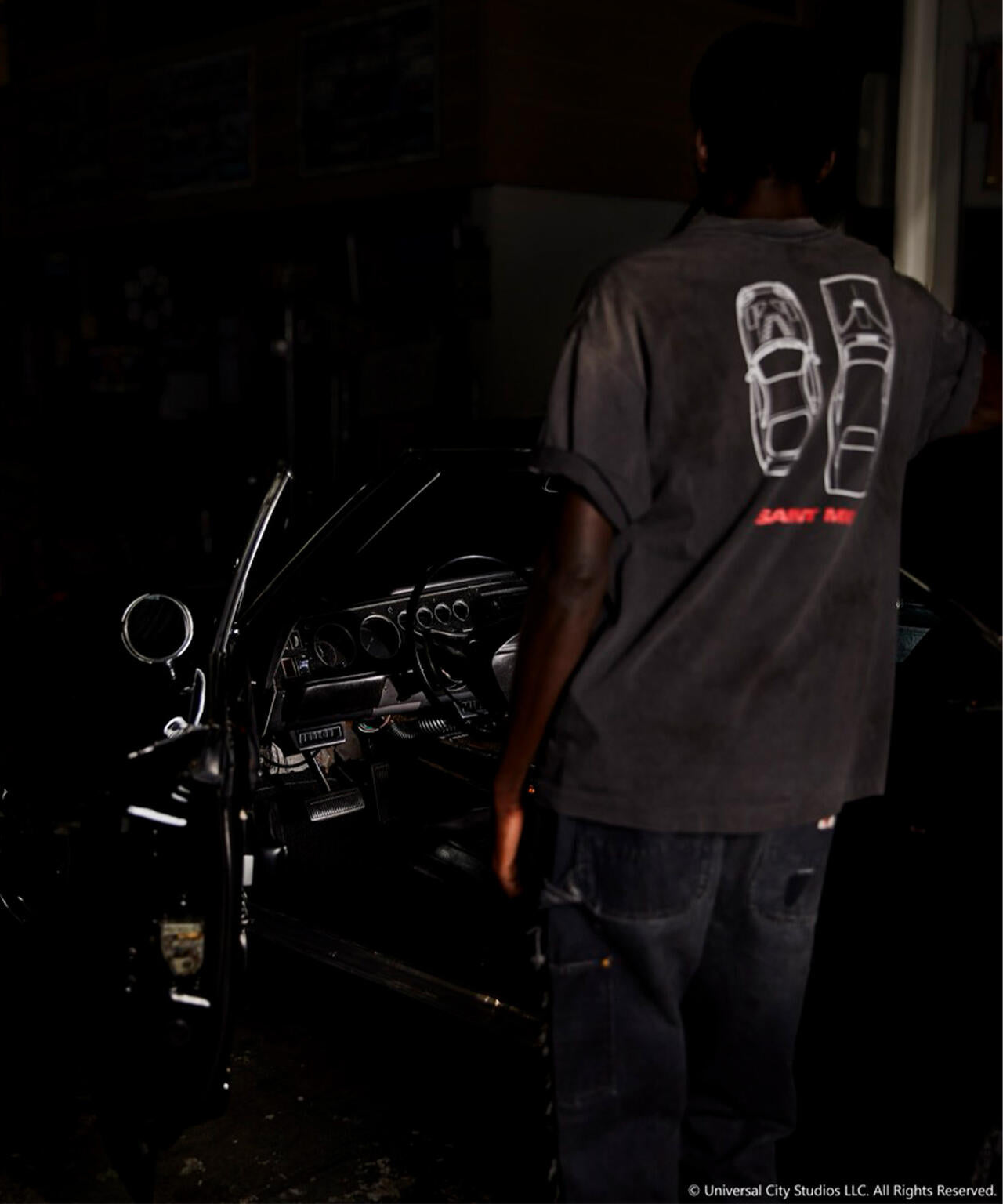 SAINT MICHAEL/セントマイケル/SS T-SHIRT/FAST FURIOUS/BLK | ROYAL