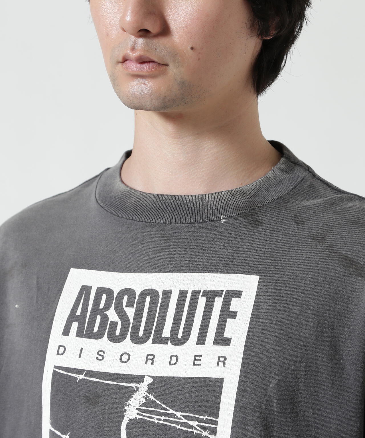 SAINT MICHAEL/セントマイケル/KK_SS T-SHIRT/ABSOLUTE/BLACK