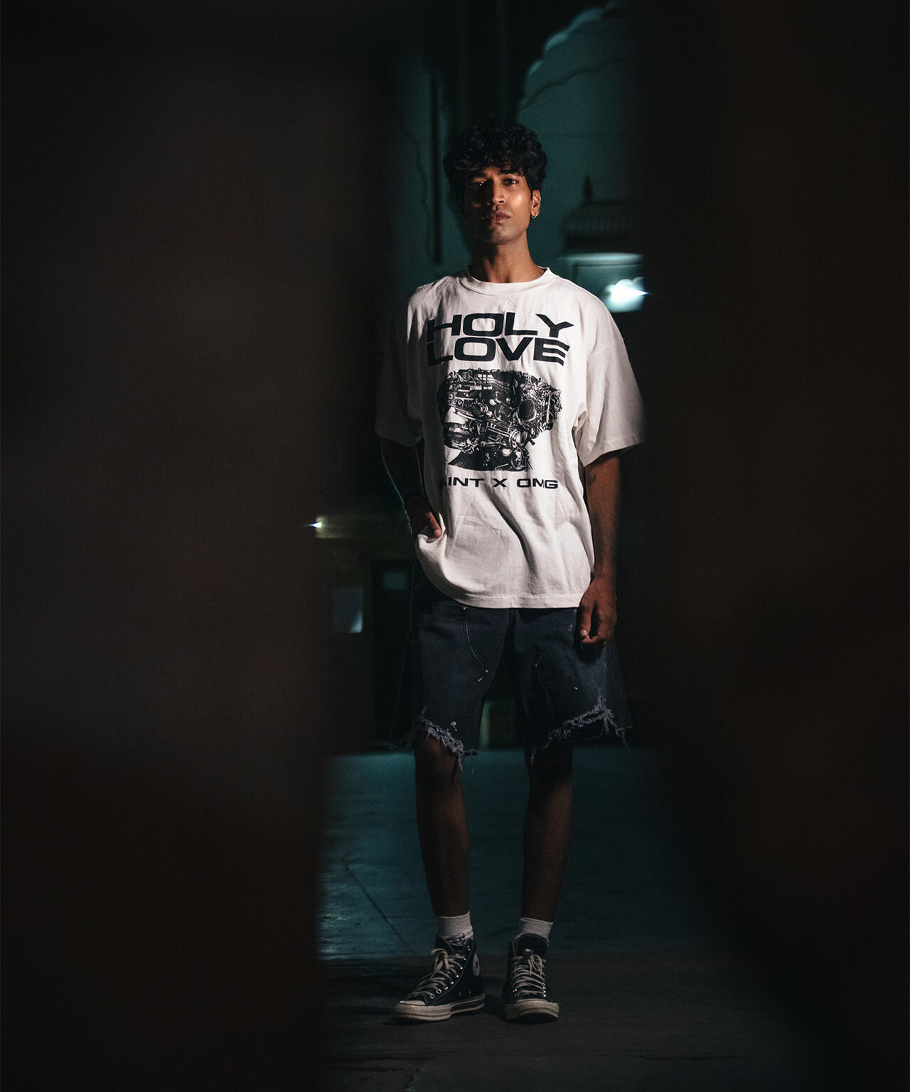 SAINT MICHAEL/セントマイケル/KK_SS T-SHIRT/HOLY LOVE/WHITE | ROYAL