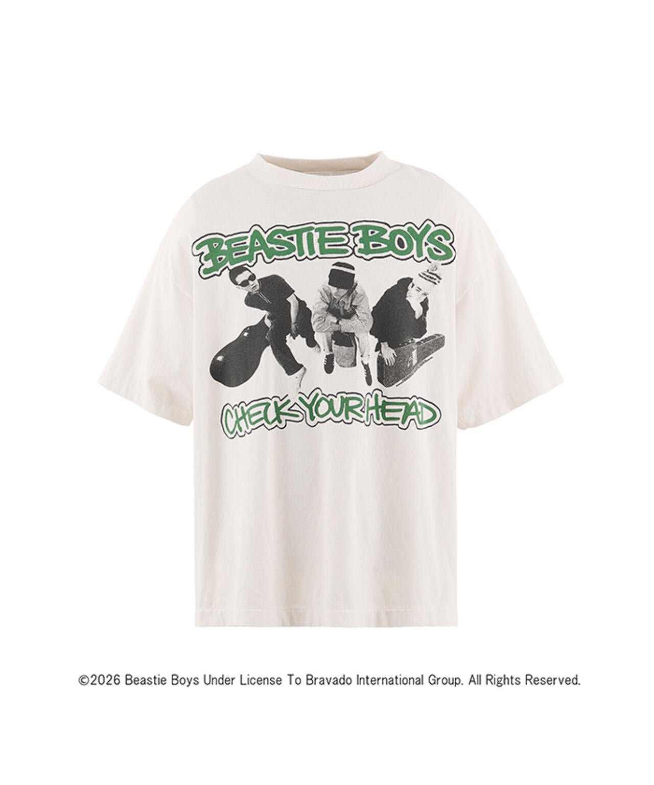 SAINT MICHAEL/セントマイケル/BTB_SS T-SHIRT/BEASTIEBOYS/WHITE