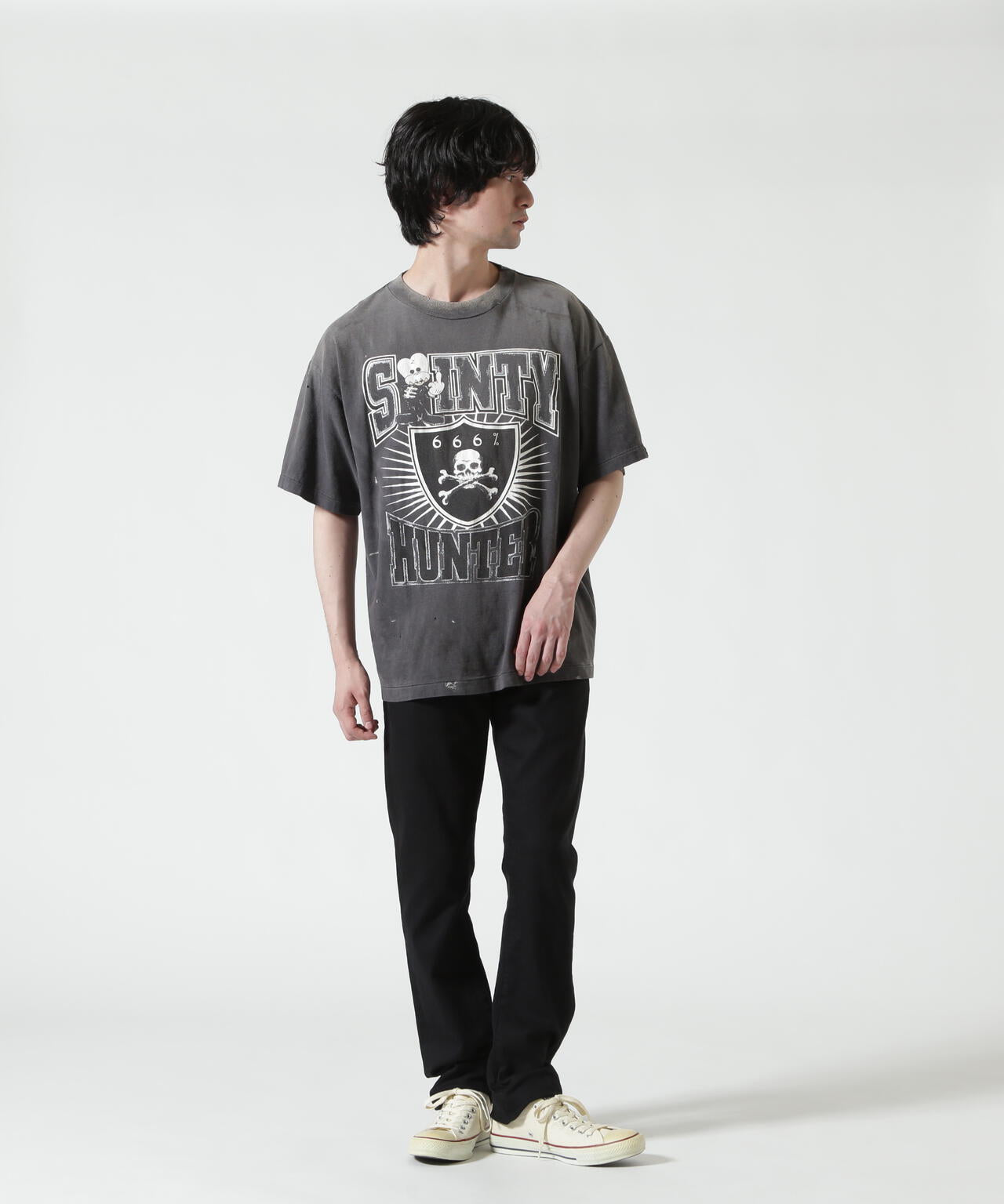 SAINT MICHAEL/セントマイケル/BH_SS T/SAINTY HUNTER/BLACK | ROYAL