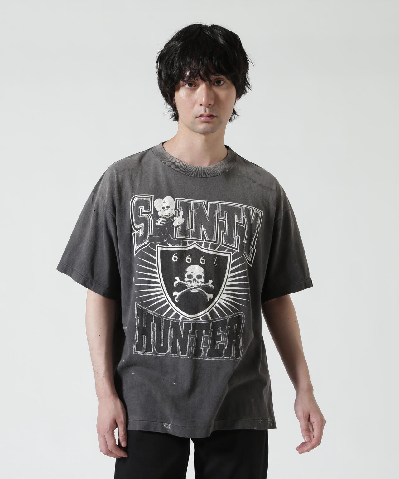 SAINT MICHAEL/セントマイケル/BH_SS T/SAINTY HUNTER/BLACK | ROYAL