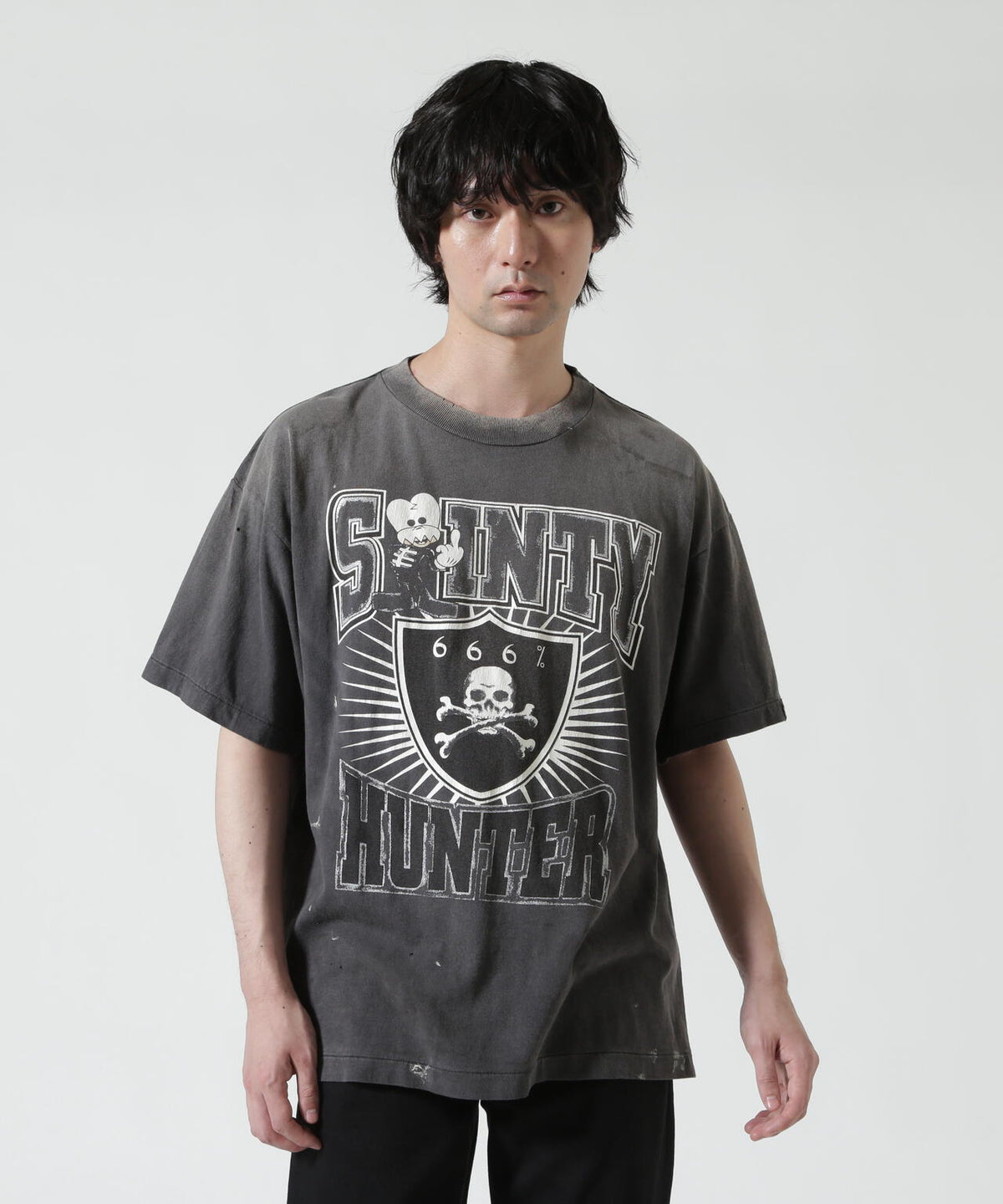 SAINT MICHAEL/セントマイケル/BH_SS T/SAINTY HUNTER/BLACK | ROYAL 