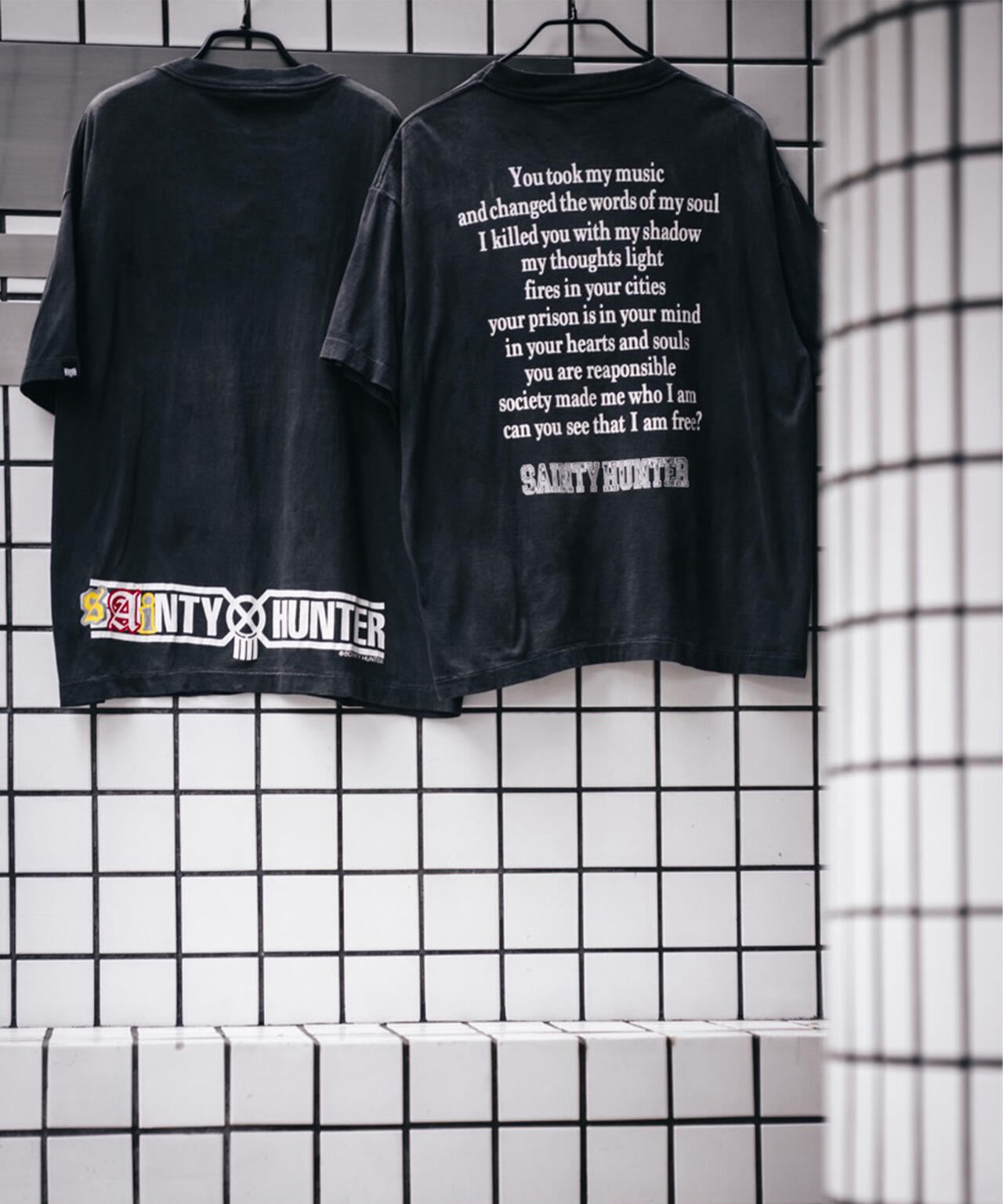 SAINT MICHAEL/セントマイケル/BH_SS T/SAINTY HUNTER/BLACK | ROYAL