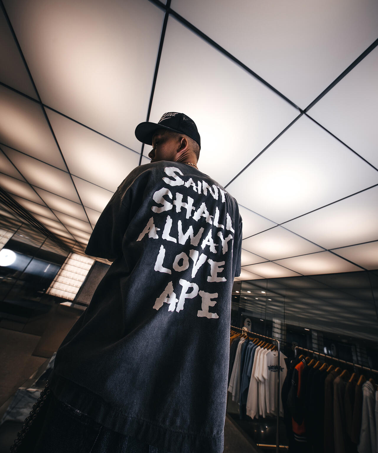 SAINT MICHAEL/セントマイケル/BAPE_SS T-SHIRT/ALWAYS LOVE | ROYAL