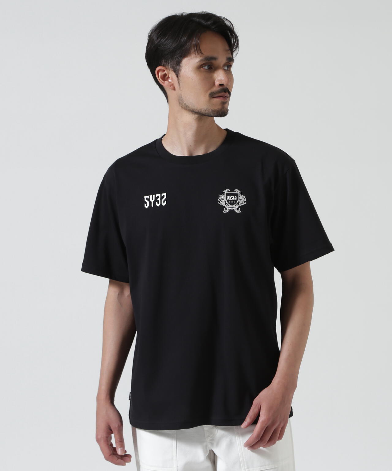 SY32 by SWEET YEARS/EMBLEM LOGO TEE
