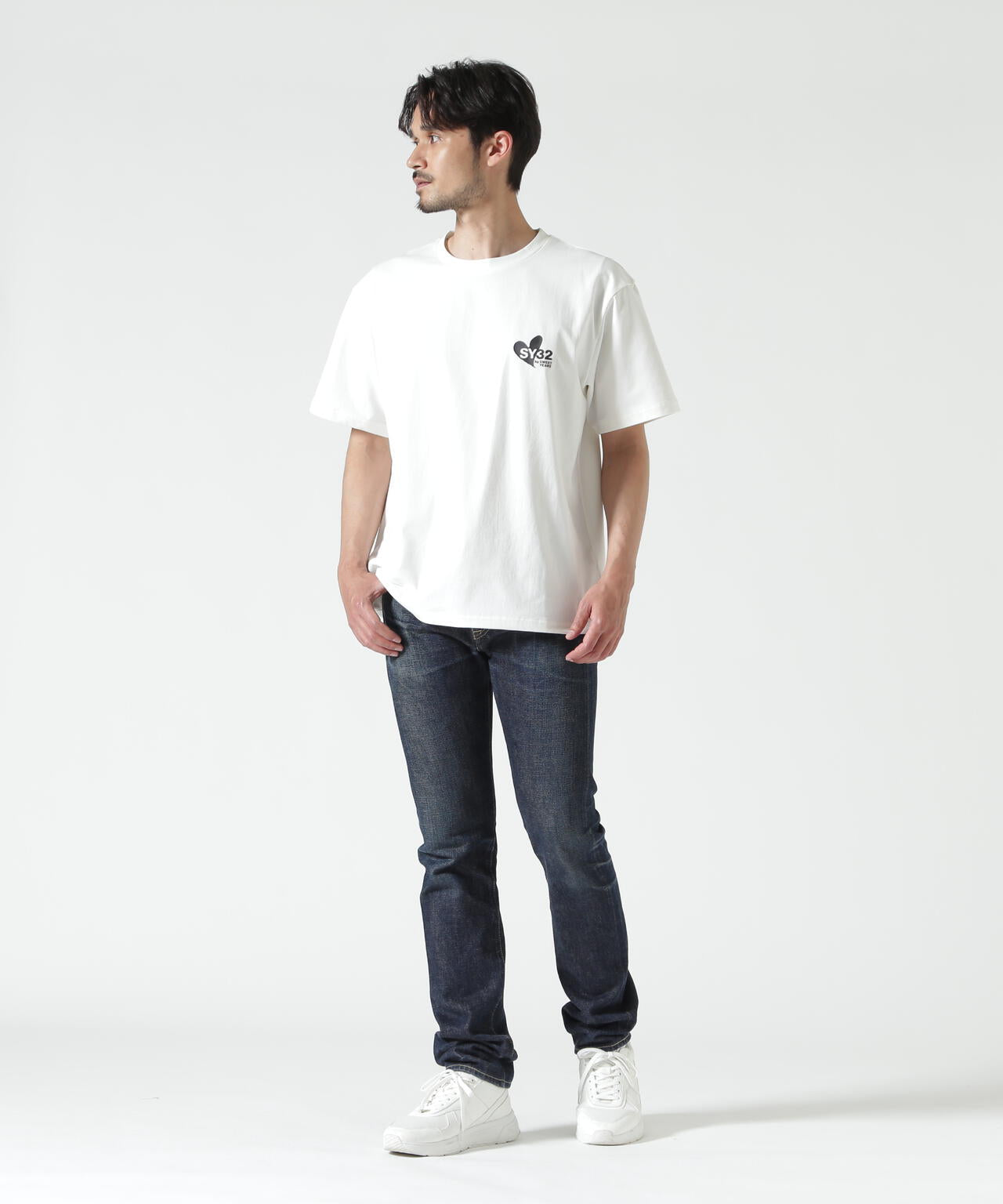 SY32 by SWEET YEARS/HEART MIX LOGO TEE | ROYAL FLASH（ロイヤル