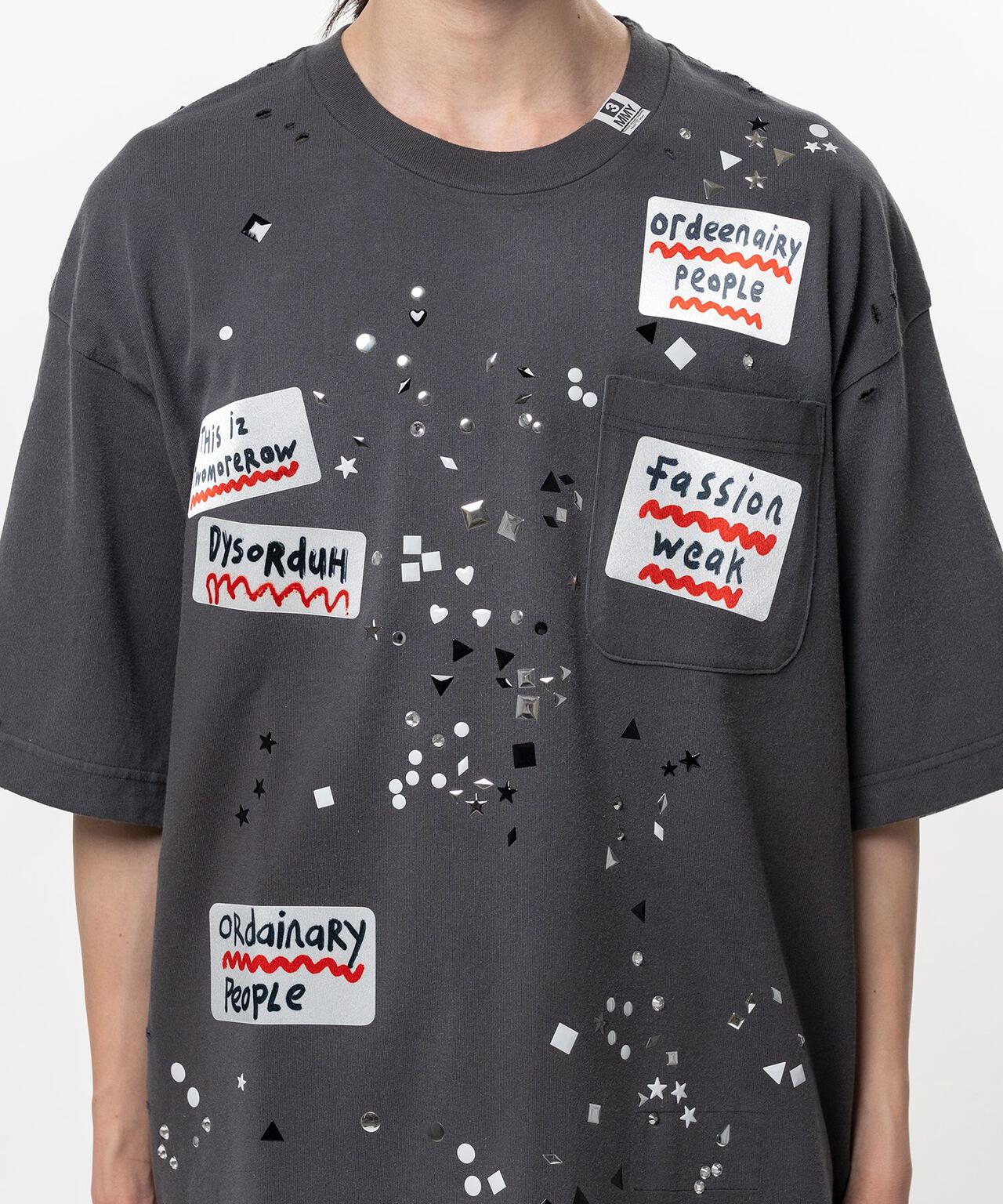 新品　メゾン　ミハラヤスヒロ　スタッズシャツ Maison MIHARAYASUHIRO/メゾン ミハラヤスヒロ/EMBELLISHED STICKER