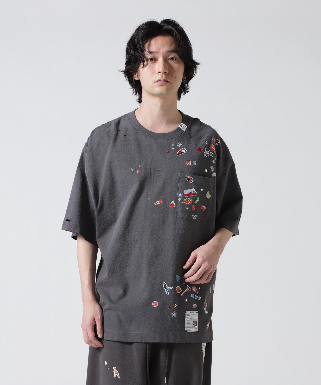 Maison MIHARAYASUHIRO/メゾン ミハラヤスヒロ/KIDS STICKER TEE