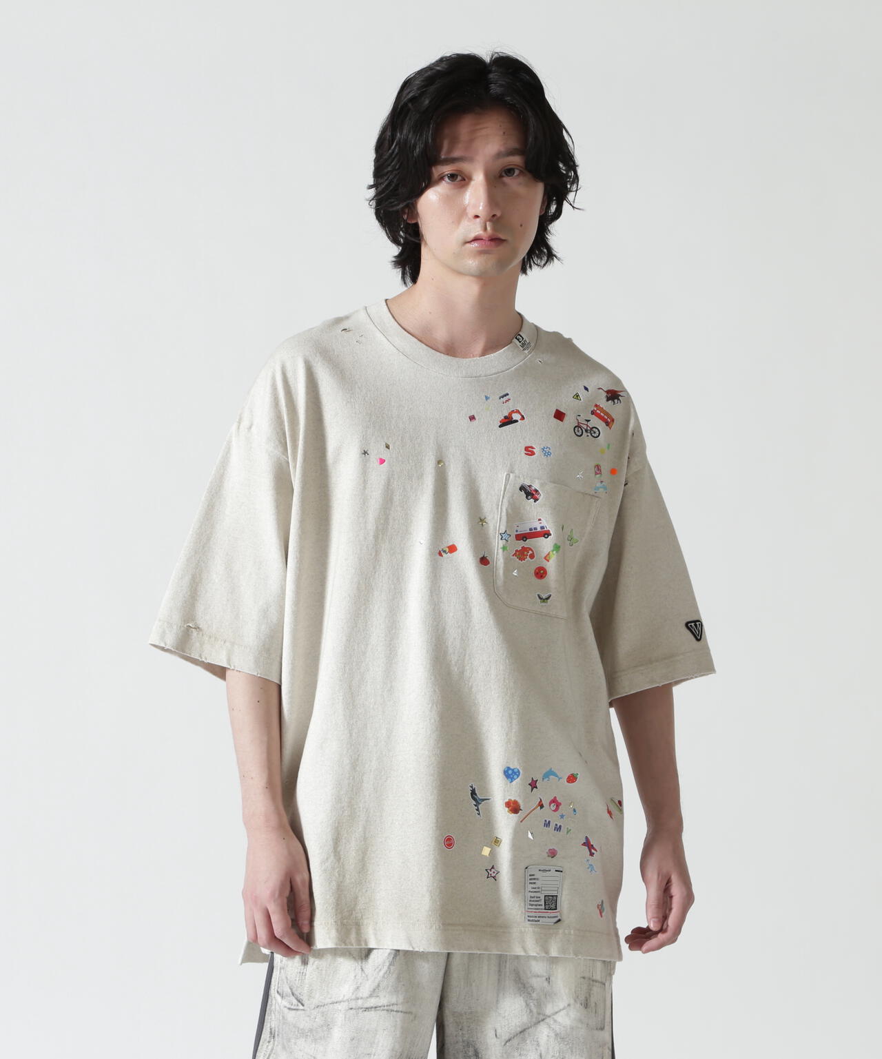 Maison MIHARAYASUHIRO/メゾン ミハラヤスヒロ/KIDS STICKER TEE