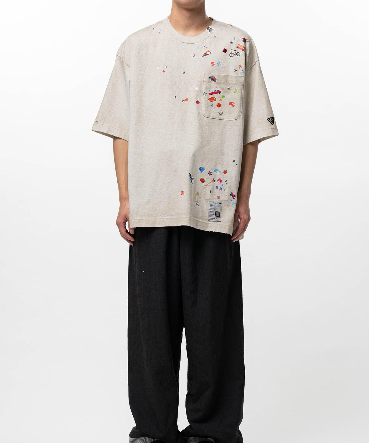 Maison MIHARAYASUHIRO/メゾン ミハラヤスヒロ/KIDS STICKER TEE