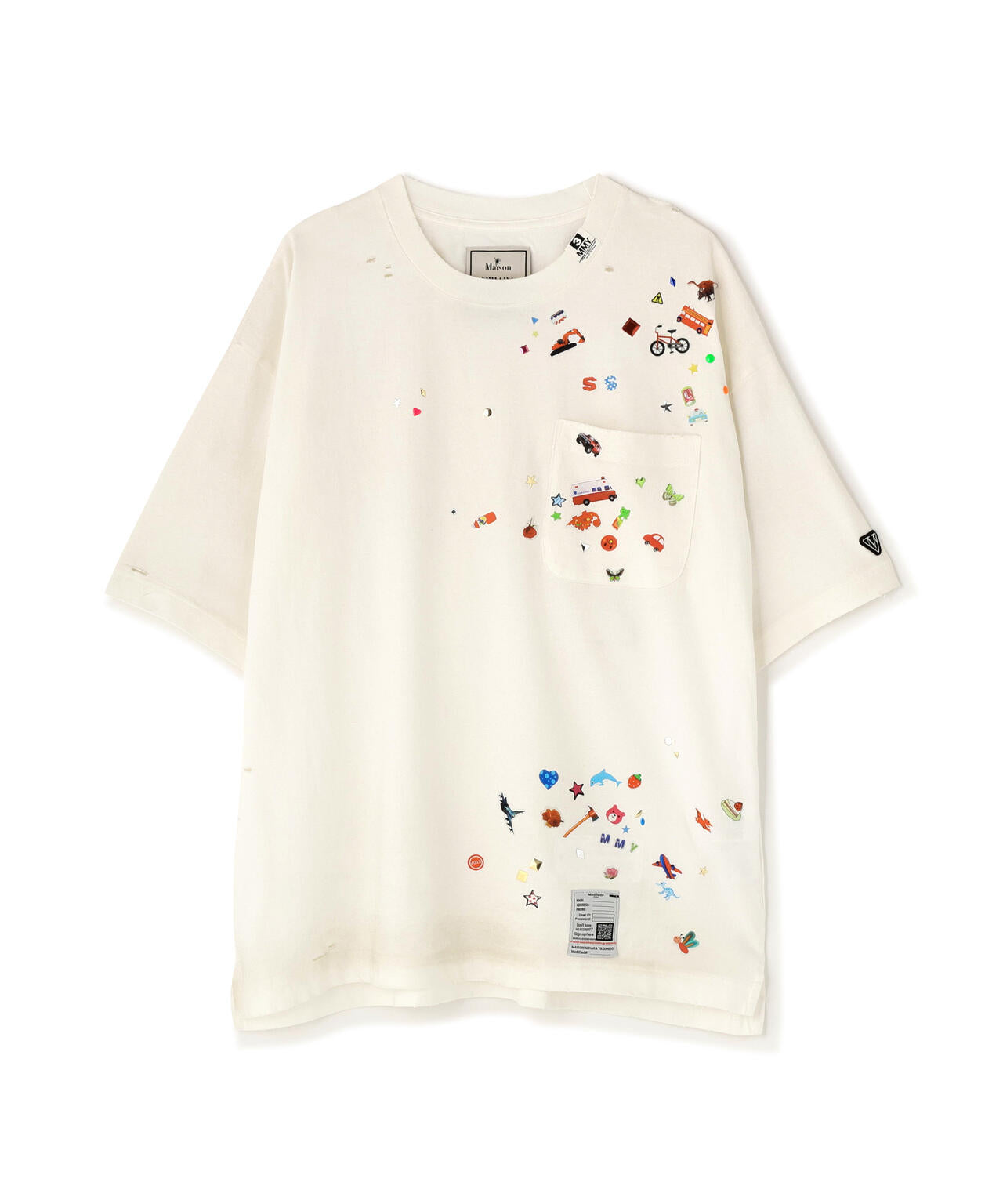 Maison MIHARAYASUHIRO/メゾン ミハラヤスヒロ/KIDS STICKER TEE