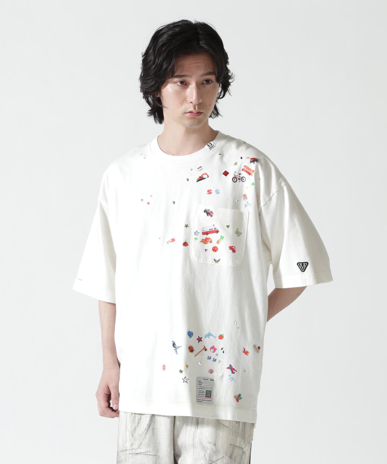 Maison MIHARAYASUHIRO/メゾン ミハラヤスヒロ/KIDS STICKER TEE