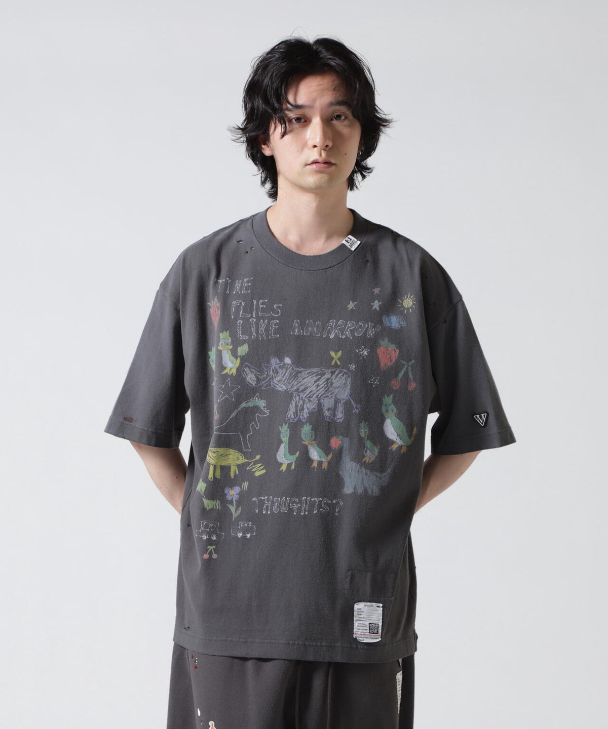 Maison MIHARAYASUHIRO/メゾン ミハラヤスヒロ/KIDS DOODLE TEE 