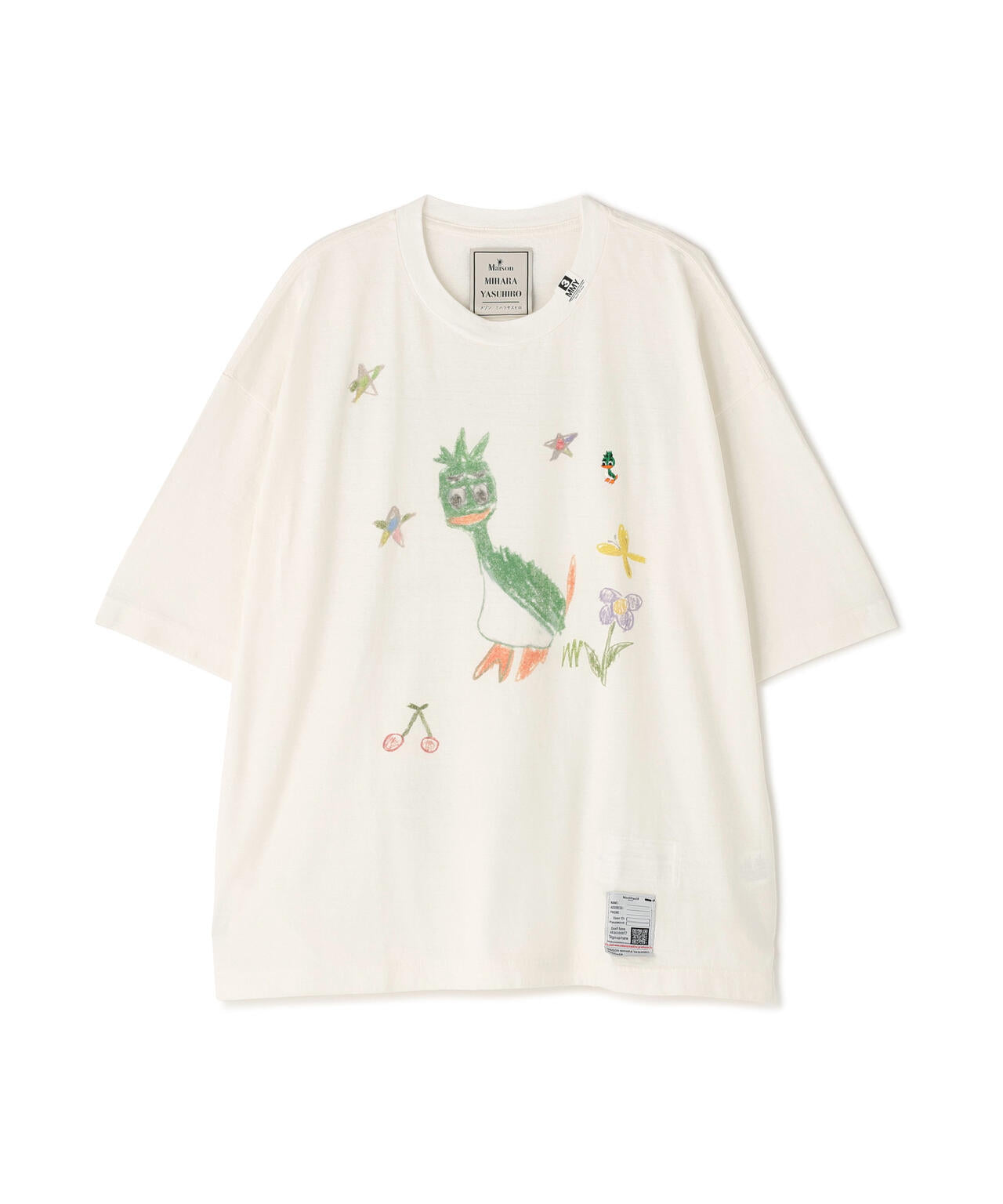 Maison MIHARAYASUHIRO/メゾン ミハラヤスヒロ/LEON KIDS DOODLE TEE/BLACK