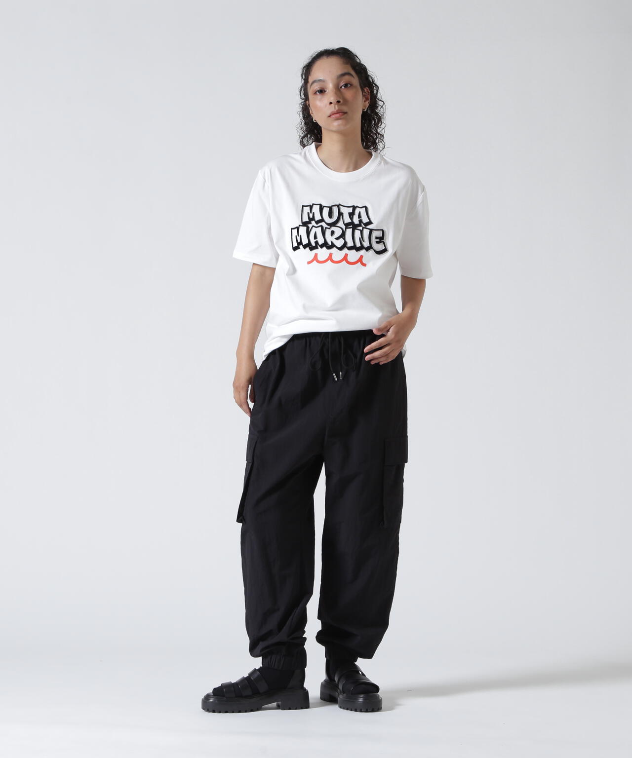 muta MARINE/ムータ マリン/別注muta Brush Tee | ROYAL FLASH