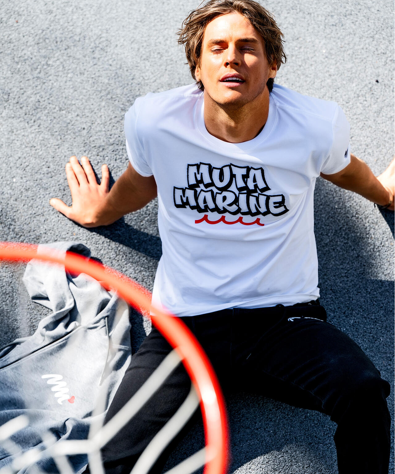 muta MARINE/ムータ マリン/別注muta Brush Tee | ROYAL FLASH