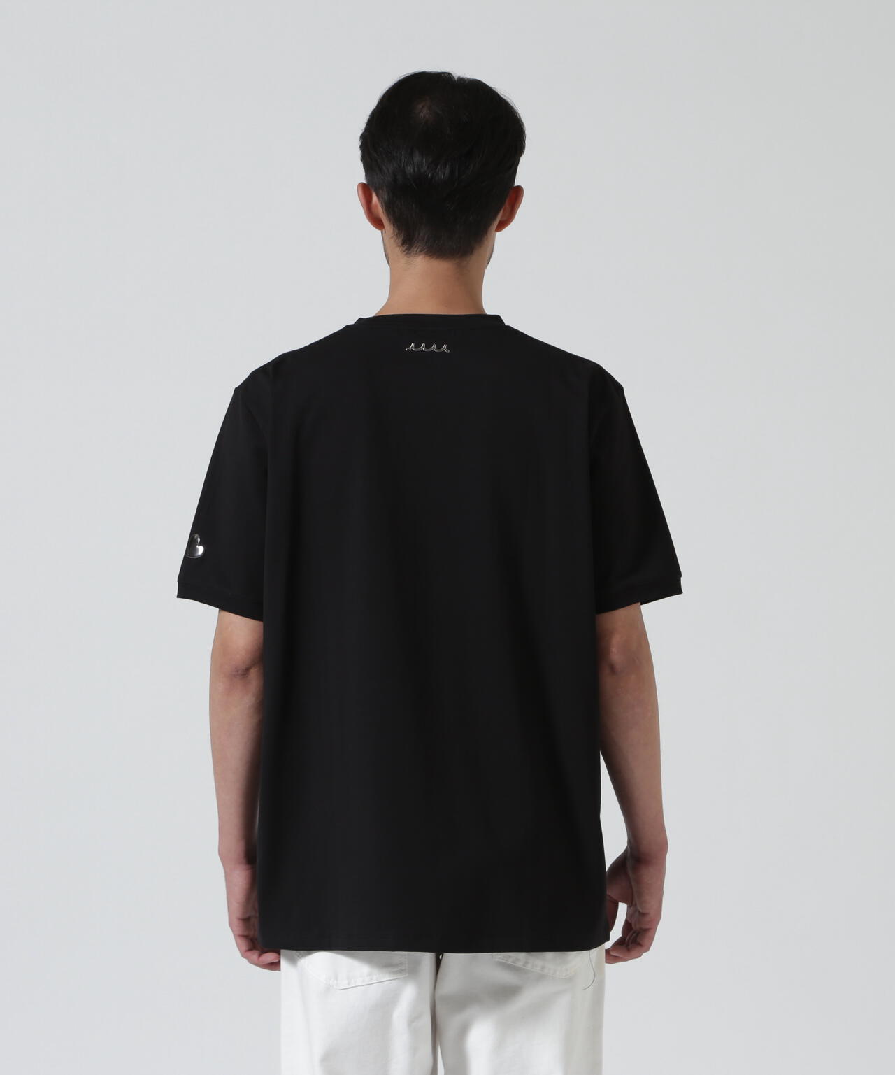 muta MARINE/ムータ マリン/別注フロッキーWAVE Tシャツ