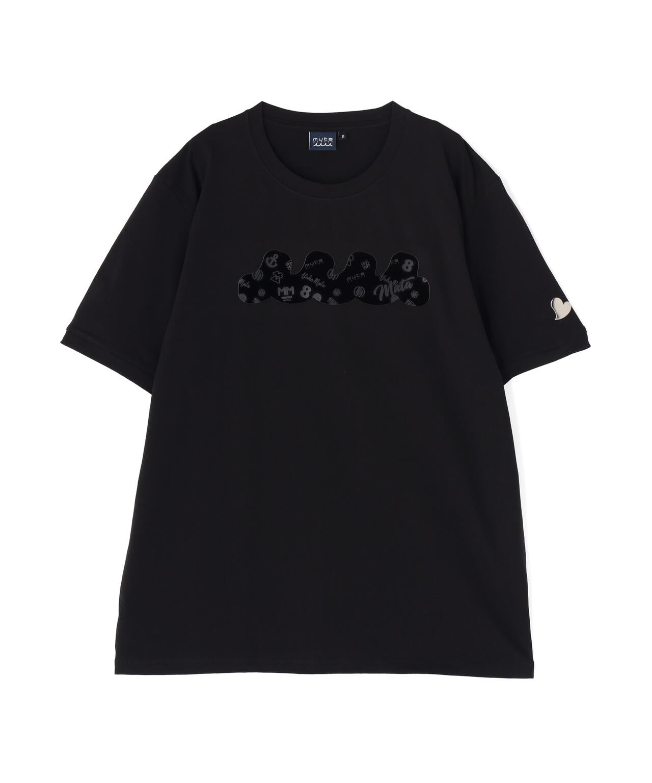 muta MARINE/ムータ マリン/別注フロッキーWAVE Tシャツ
