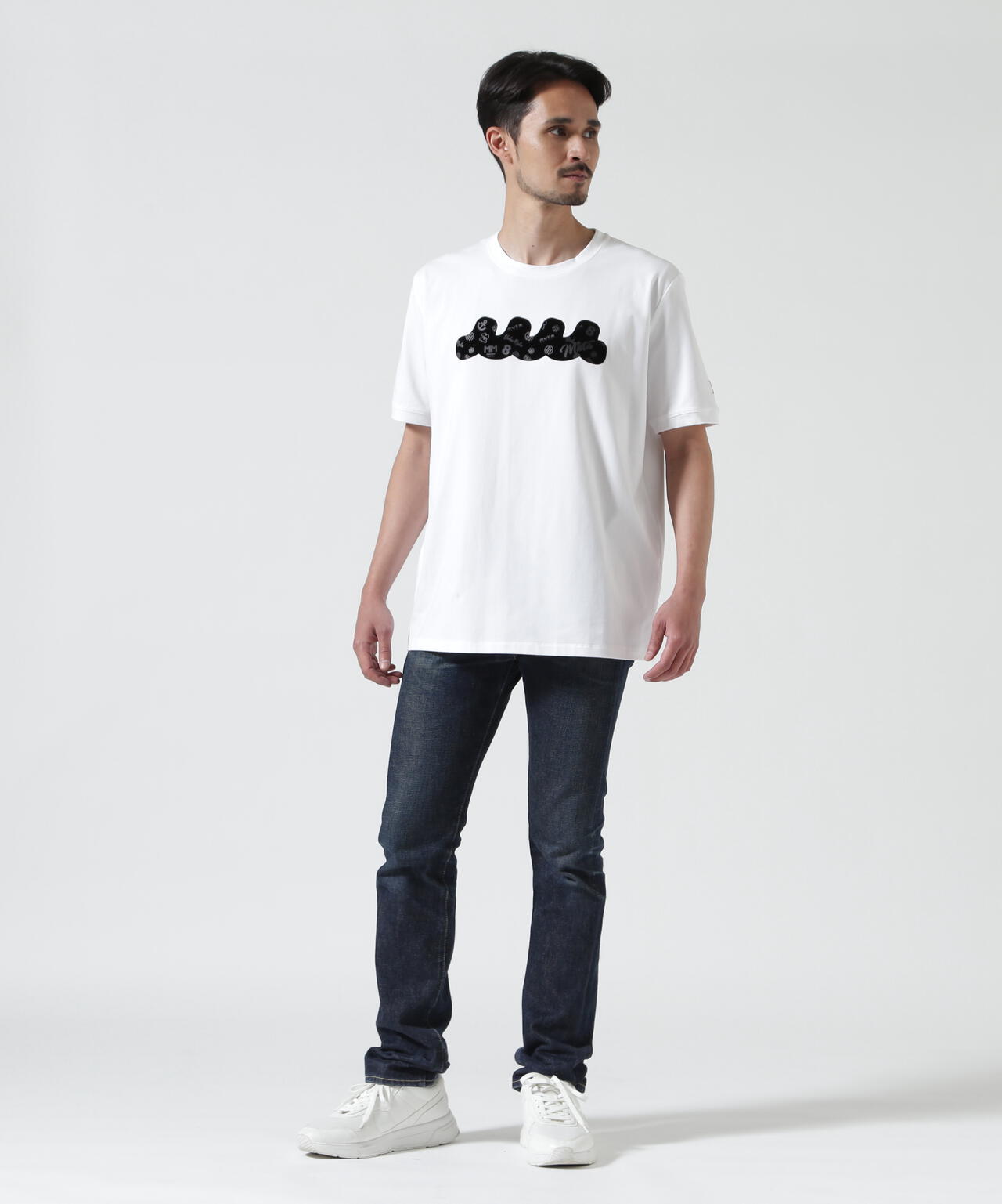 muta MARINE/ムータ マリン/別注フロッキーWAVE Tシャツ | ROYAL FLASH