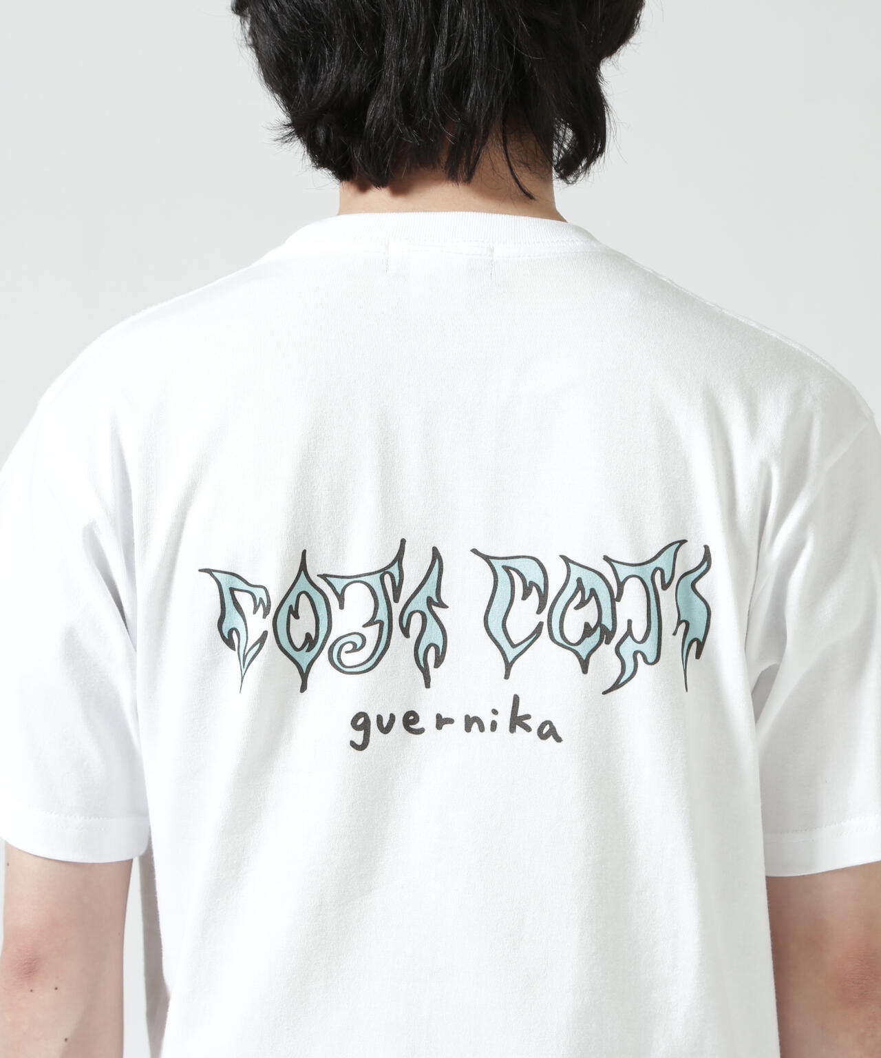 guernika/ゲルニカ/Drooping COJI-COJI Thumb Doll Spray T-shirt