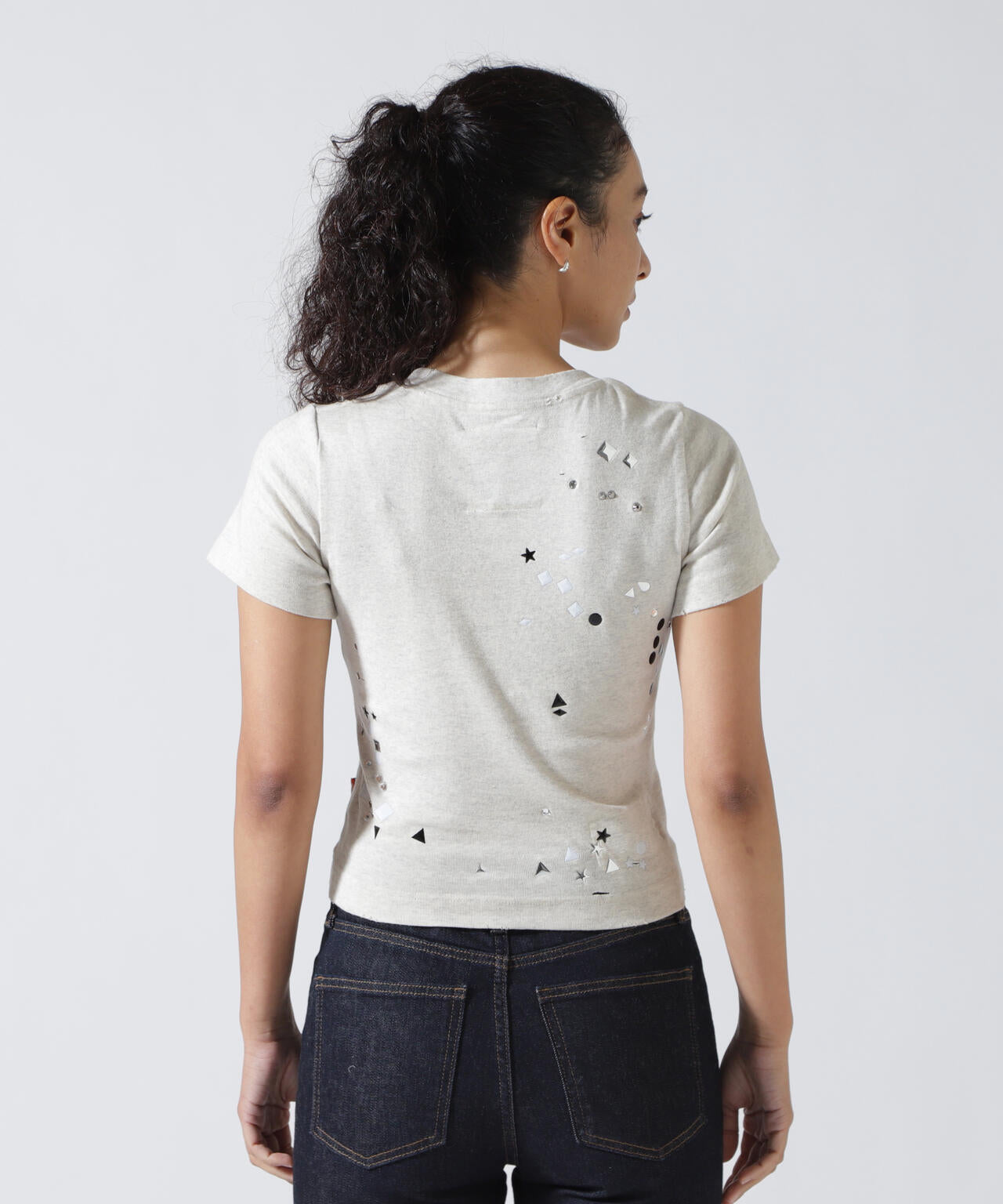 Maison MIHARAYASUHIRO/メゾン ミハラヤスヒロ/EMBELLISHED STICKER TEE