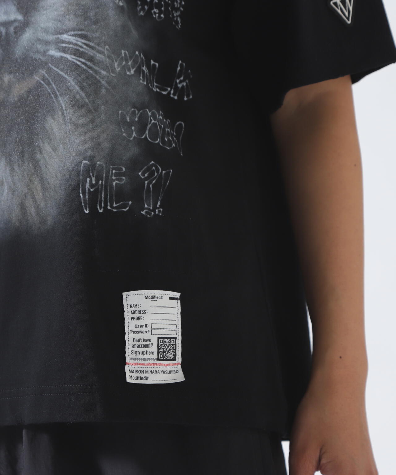 Maison MIHARAYASUHIRO/メゾン ミハラヤスヒロ/CAT PRINTED TEE
