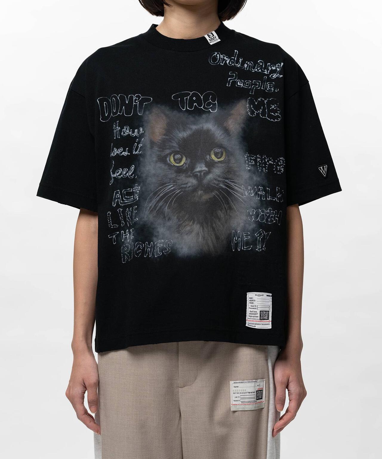 MIHARA YASUHIRO ネコT 38 Maison MIHARA YASUHIRO - キャットプリントティーシャツ - CAT