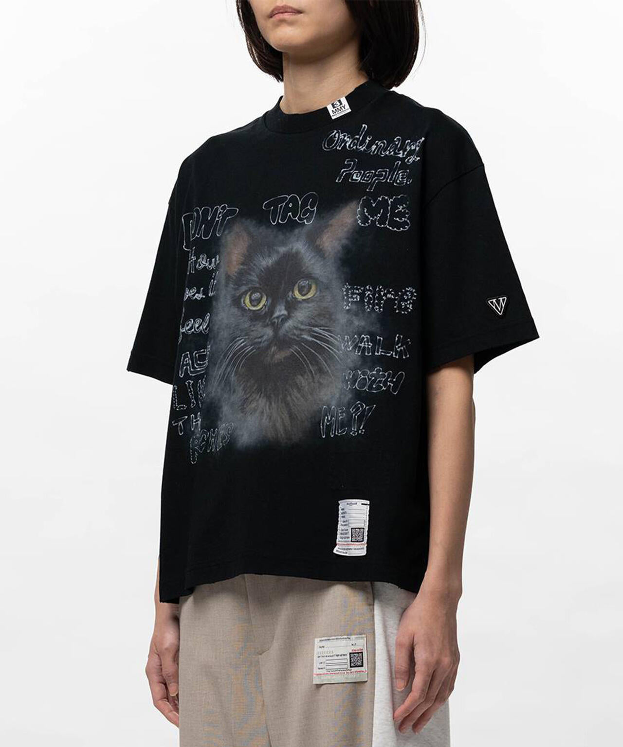 Maison MIHARAYASUHIRO/メゾン ミハラヤスヒロ/CAT PRINTED TEE
