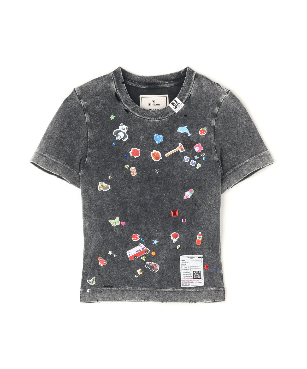 Maison MIHARAYASUHIRO/メゾン ミハラヤスヒロ/Kids Sticker Bleached