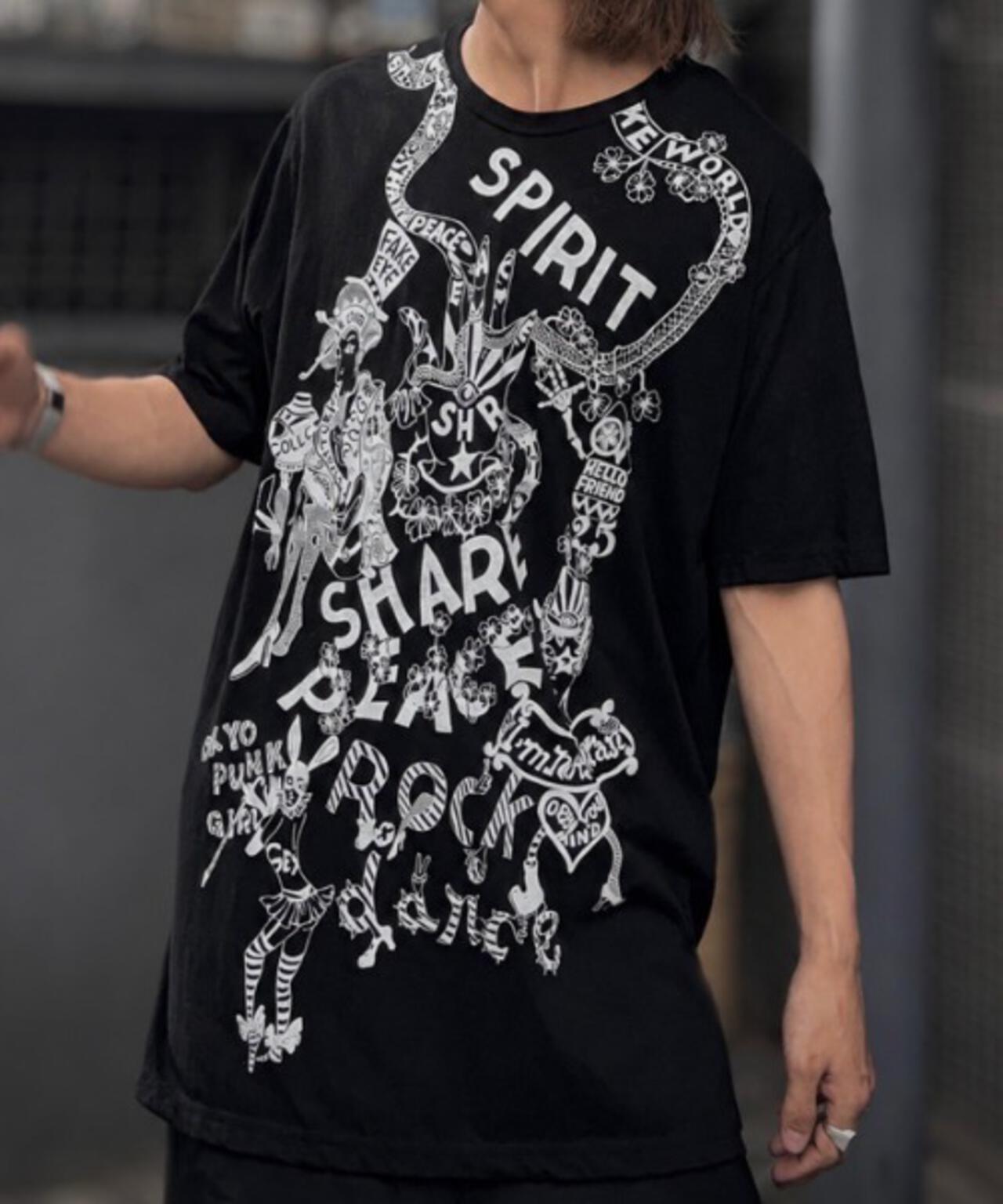 SHARE SPIRIT/シェアースピリット/Handwreting Tee | ROYAL FLASH