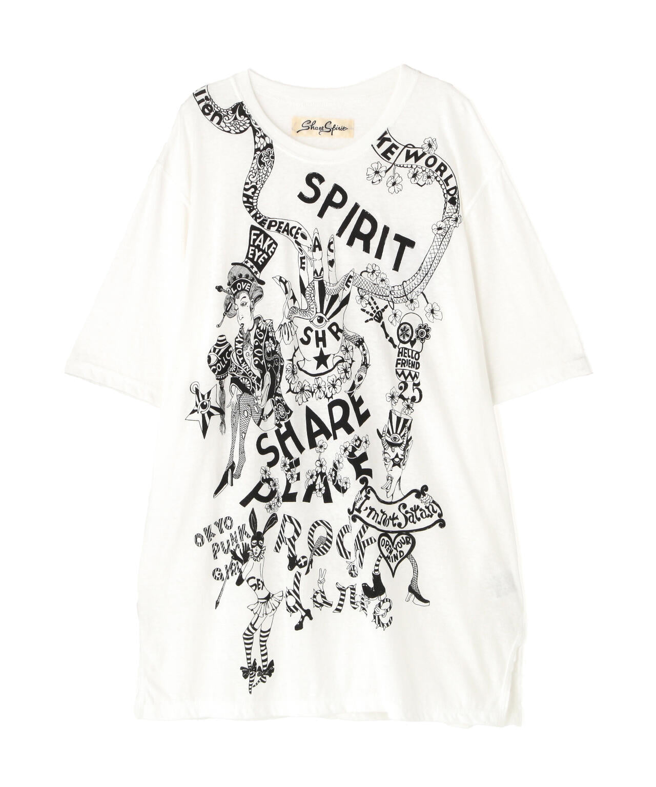 SHARE SPIRIT/シェアースピリット/Handwreting Tee | ROYAL FLASH