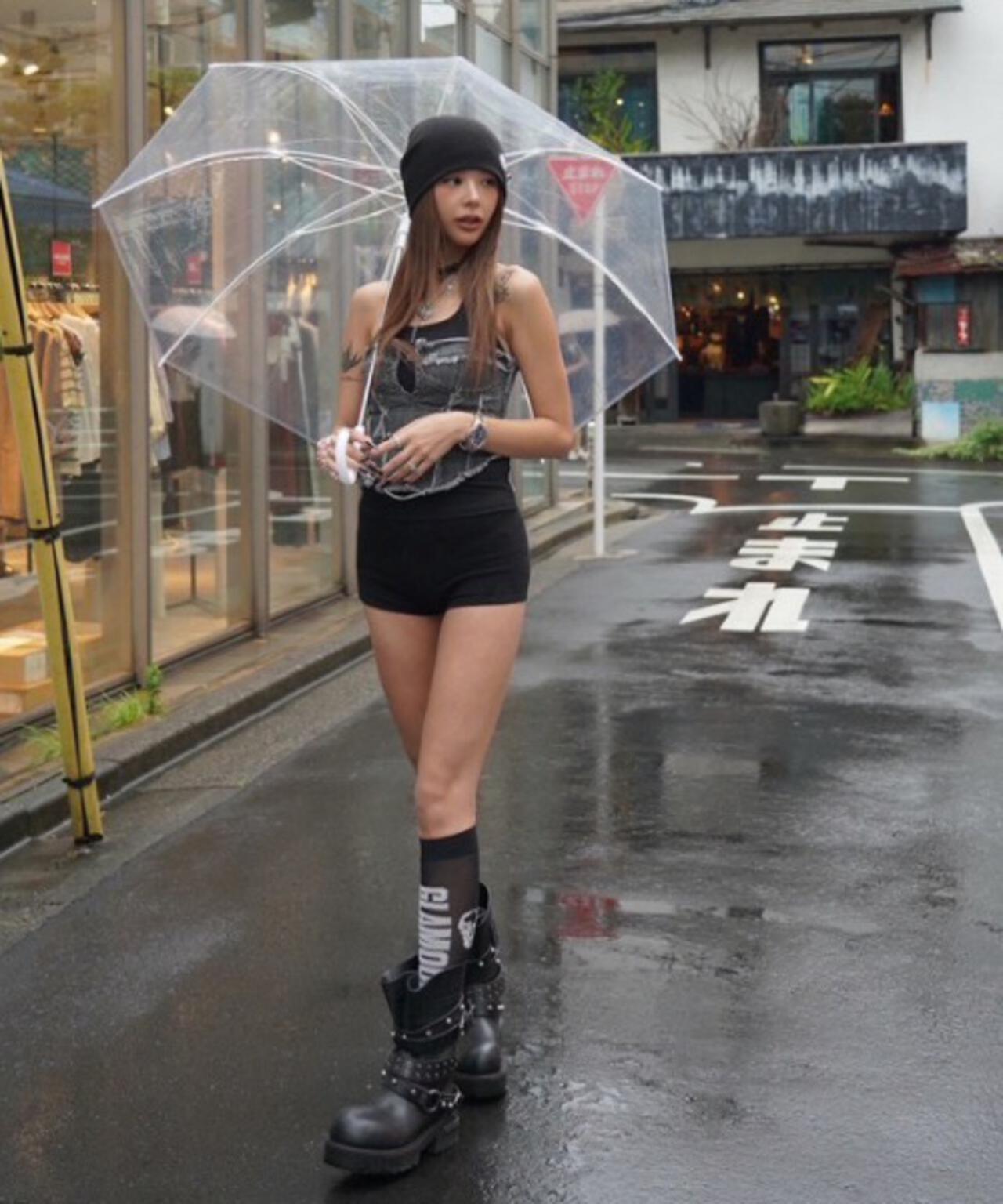 MITSUKI/ミツキ/DENIM BISTIER TOP