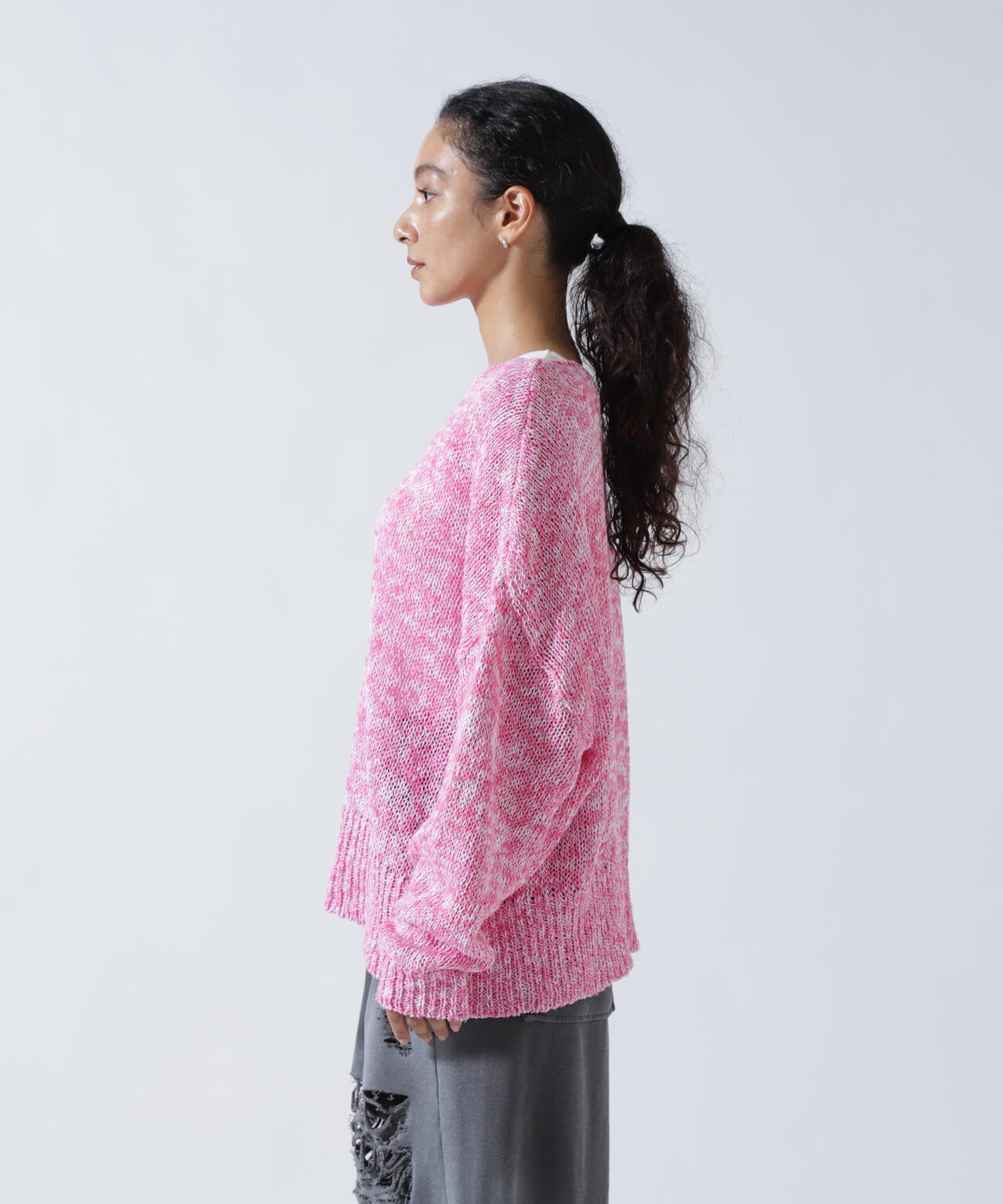 MITSUKI/ミツキ/サマーニットゆるトップス