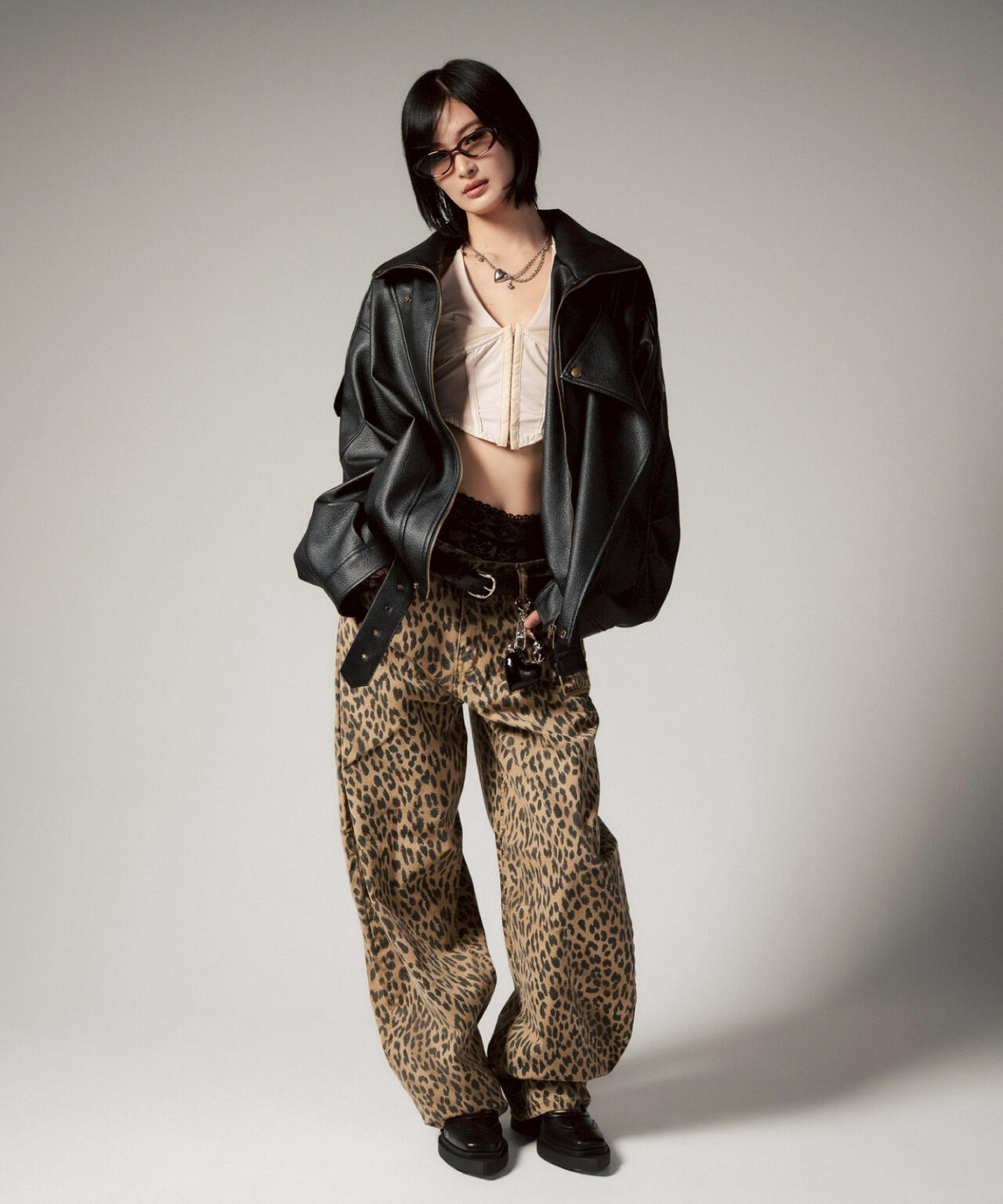 MITSUKI/ミツキ/フェイクレザーオーバージャケット | ROYAL FLASH