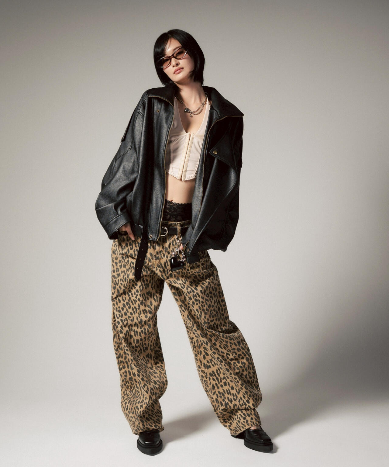 ジャケット・アウター Mllitary Tailored JKT / Black MITSUKI/ミツキ/フェイクレザーオーバージャケット | ROYAL FLASH