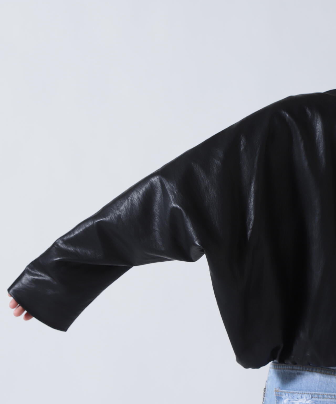 MITSUKI/ミツキ/シングルショートフェイクレザージャケット