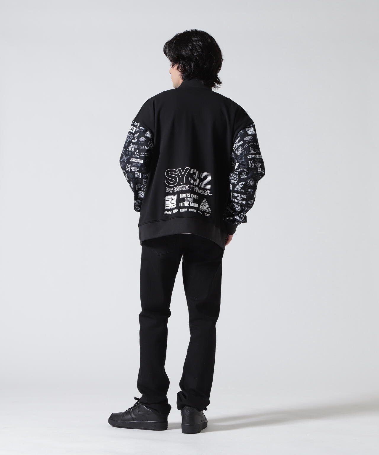 SY32 by SWEET YEARS ブラックジャケット XL SY32 by SWEET YEARS（エスワイサーティトゥバイスィートイヤーズ