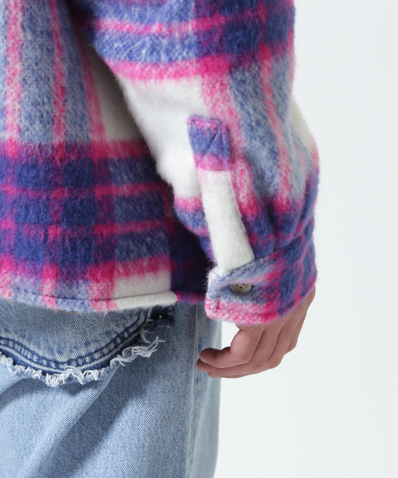 FR(13)NDS/フレンズ/Shaggy Check BLOUSON | ROYAL FLASH（ロイヤル