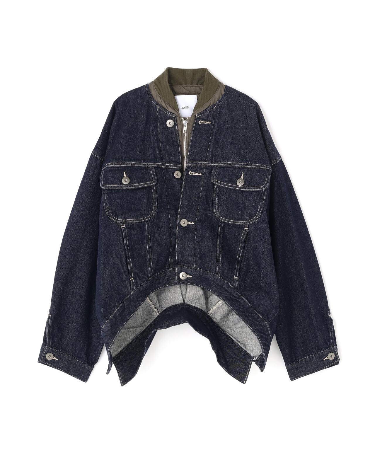 UN3D./アンスリード/MA-1 DOCKING DENIM JACKET