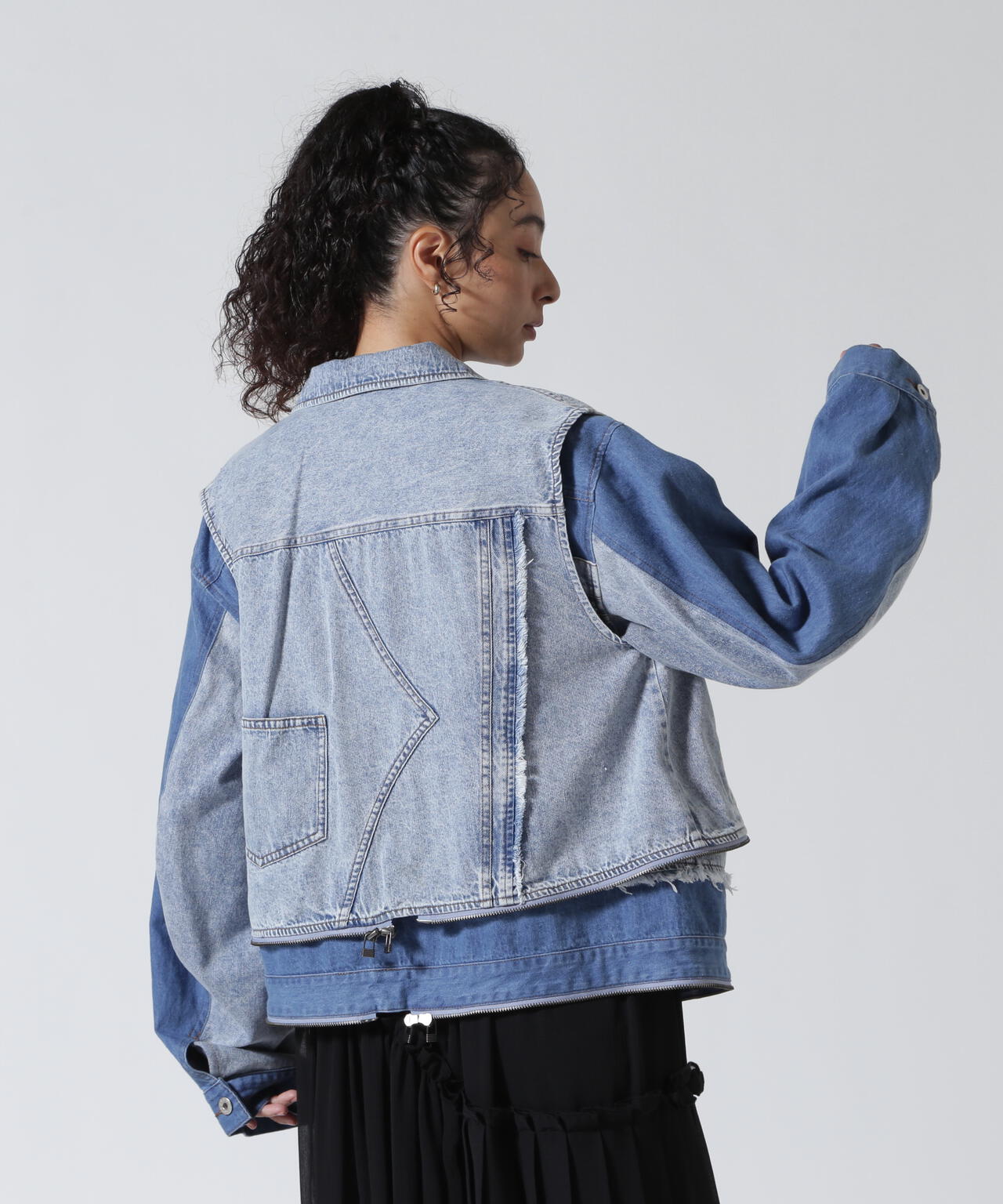新品未使用 AULA AILA アウラアイラ 4WAY JACKET AULA AILA/アウラアイラ/4WAY DENIM JACKET | ROYAL FLASH（ロイヤル