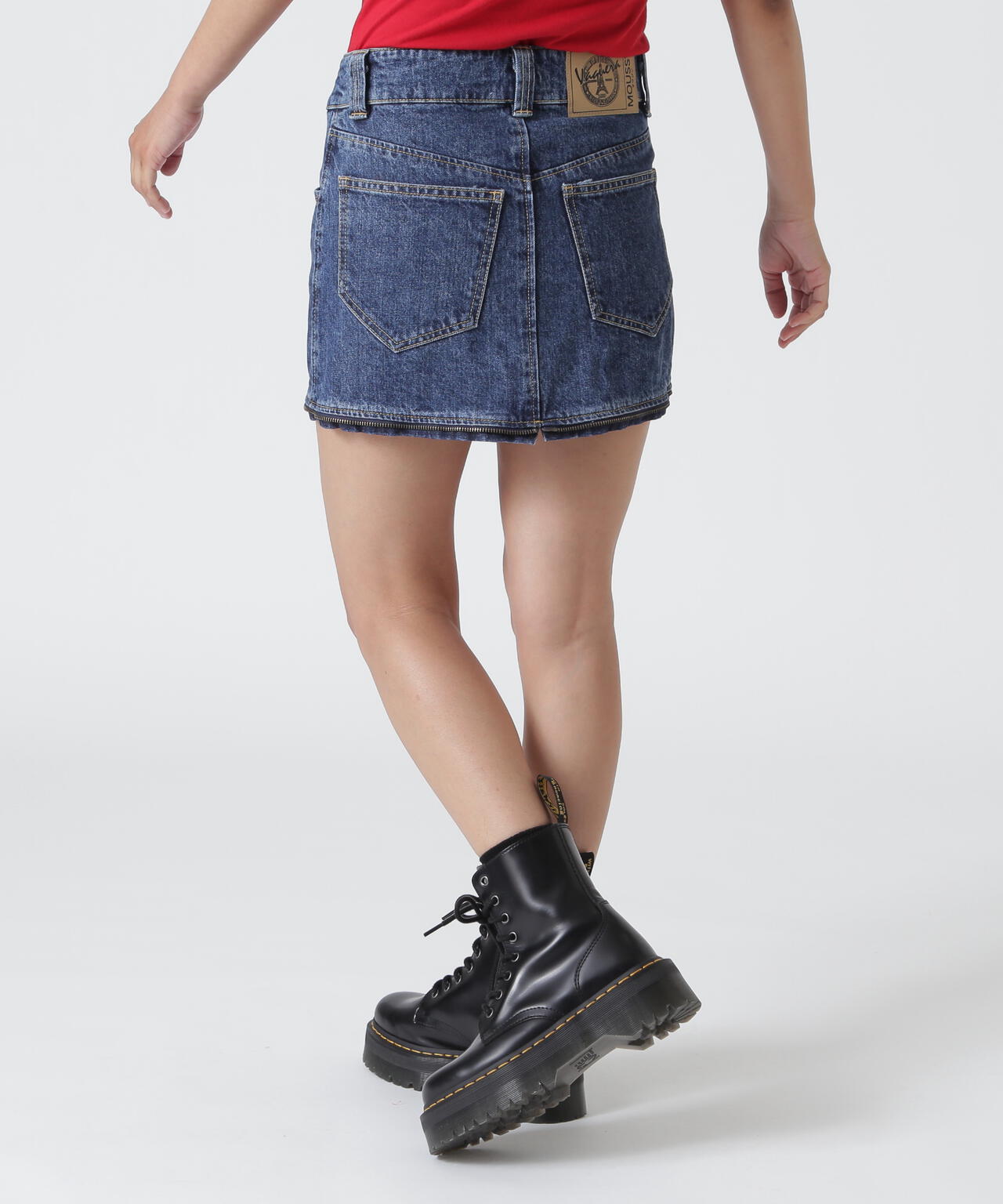 VAQUERA×MOUSSY/ヴァケラ×マウジー/VQ DENIM SKIRT