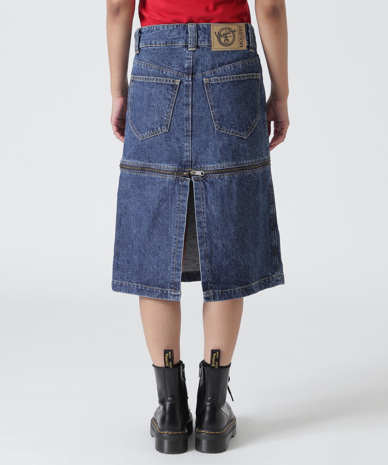 VAQUERA×MOUSSY/ヴァケラ×マウジー/VQ DENIM SKIRT