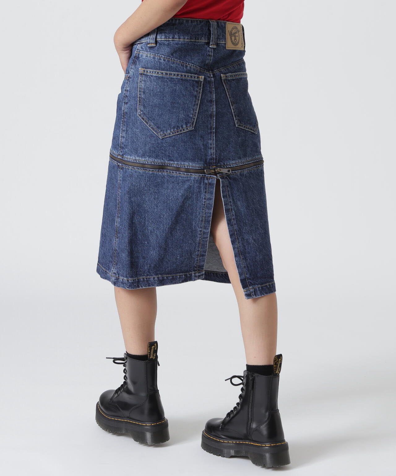 VAQUERA×MOUSSY/ヴァケラ×マウジー/VQ DENIM SKIRT